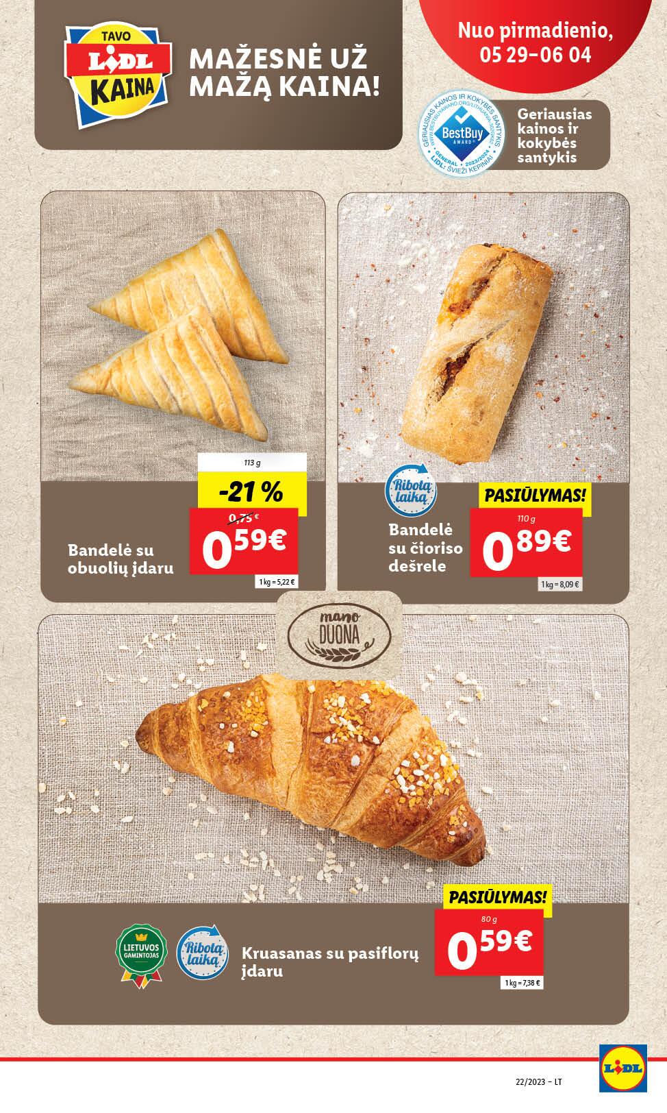 Naujausias LIDL kaininis katalogas 2023.05.29 - 2023.06.04