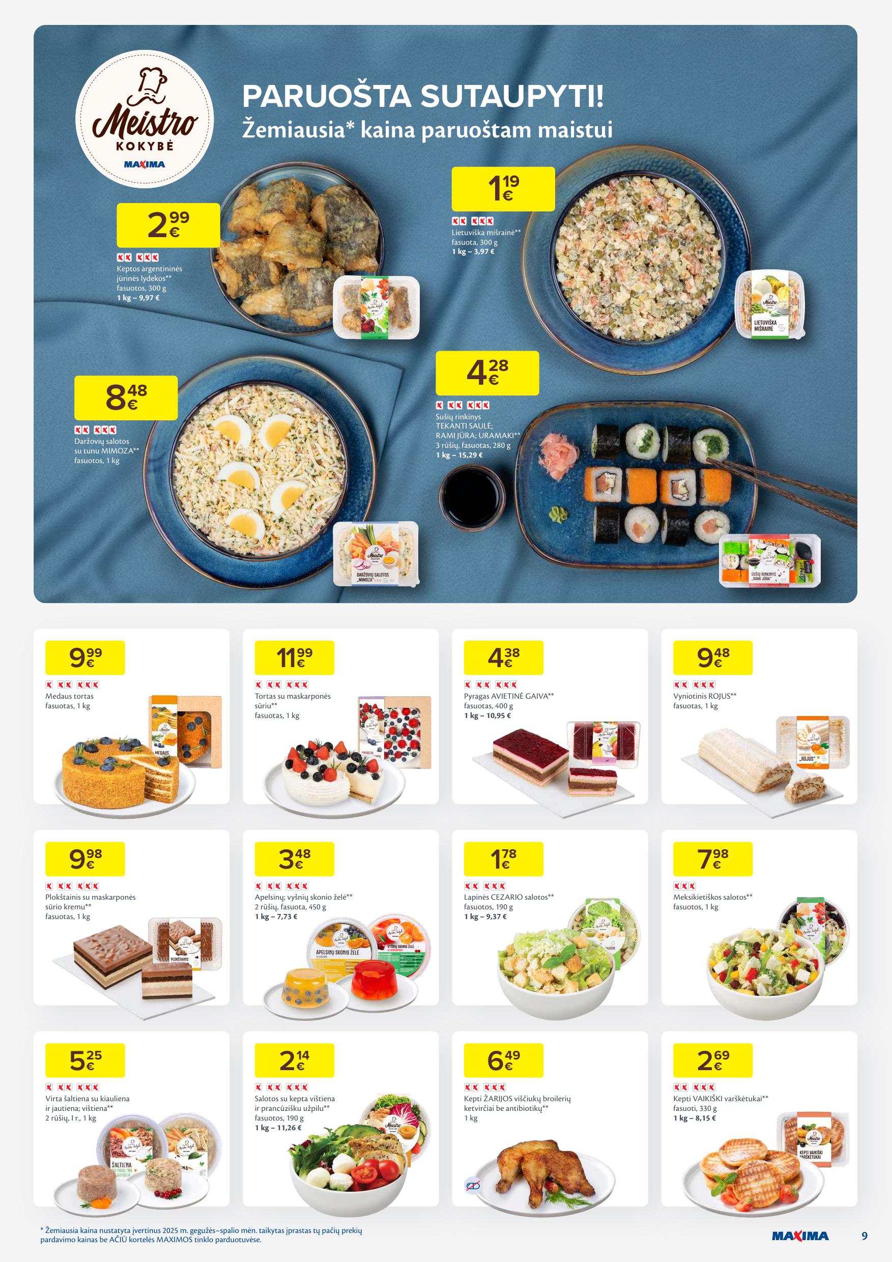 Naujausias MAXIMA kaininis katalogas 2025.12.16 - 2025.12.28