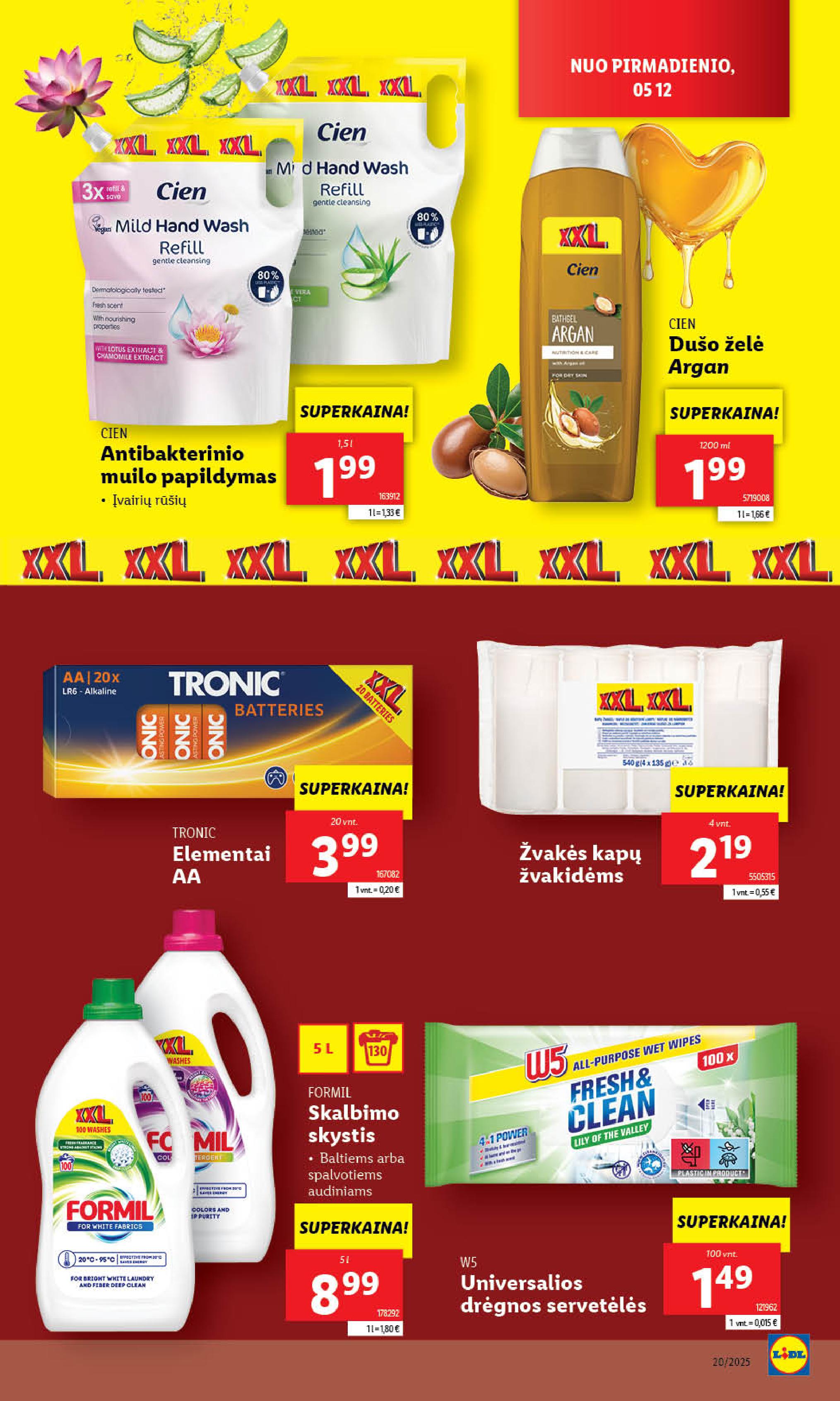 Naujausias LIDL kaininis katalogas 2025.05.12 - 2025.05.18