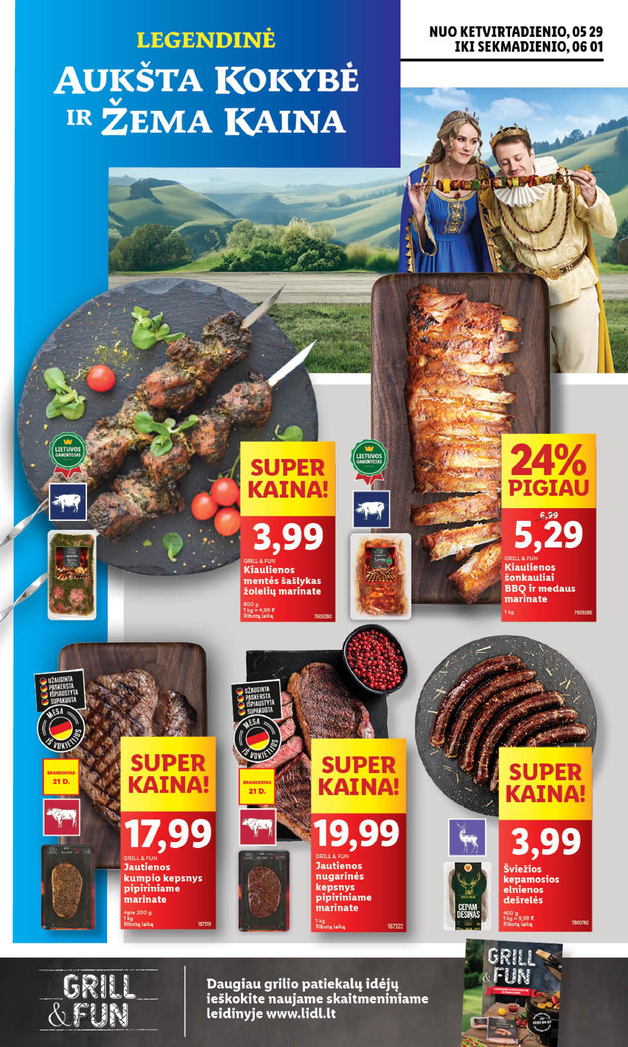 Naujausias LIDL kaininis katalogas 2025.05.26 - 2025.06.01