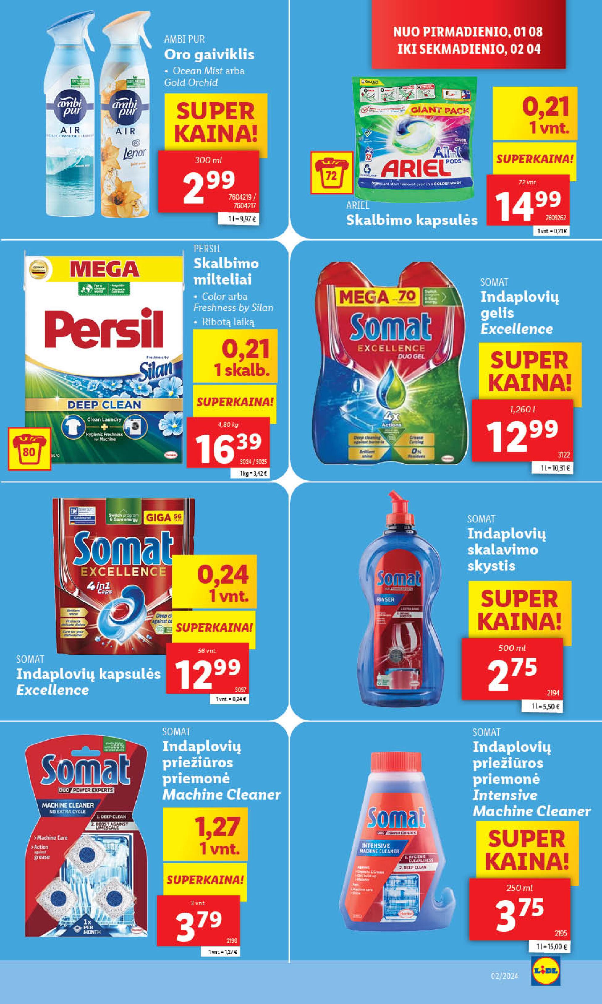 Naujausias LIDL kaininis katalogas 2024.01.08 - 2024.01.14