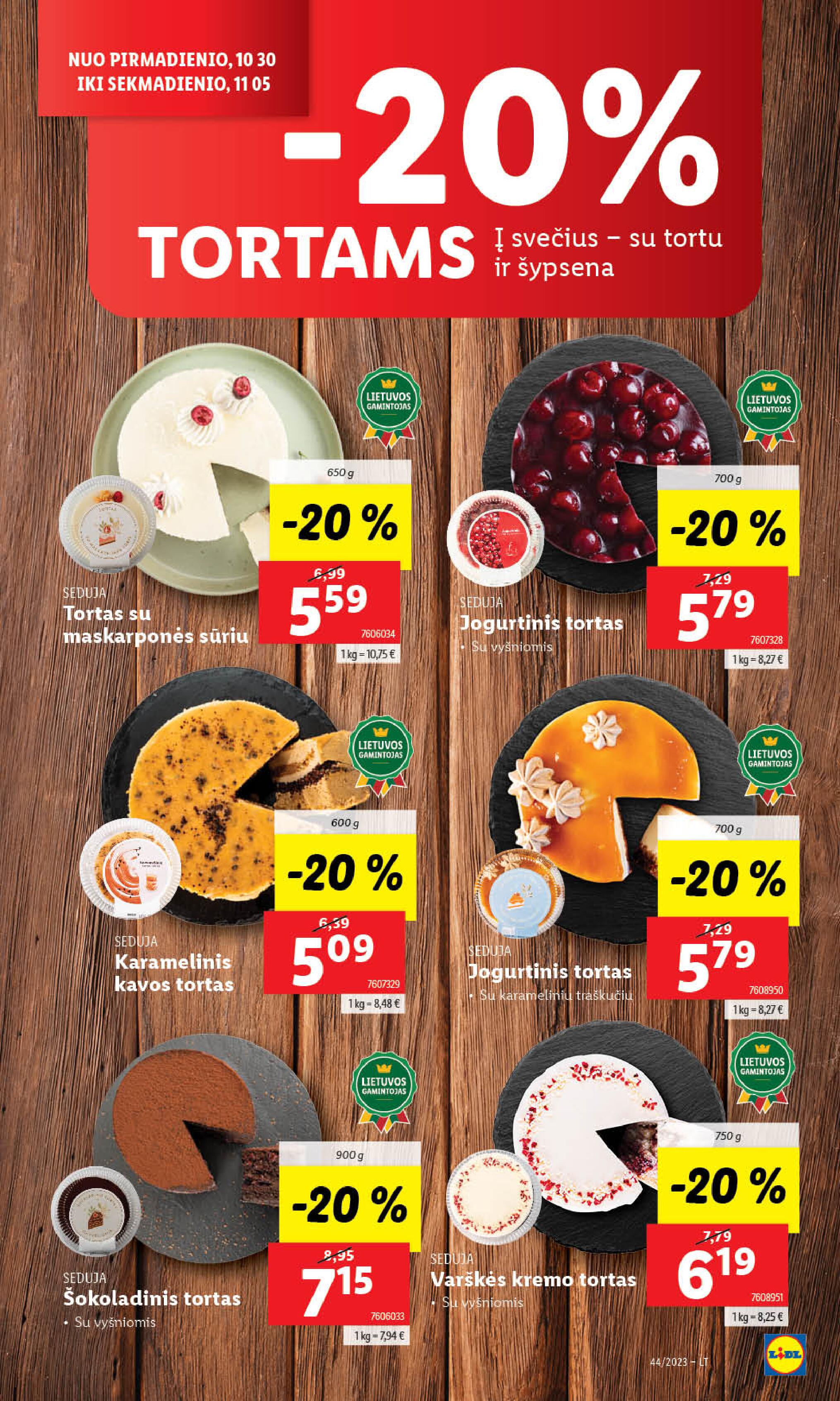 Naujausias LIDL kaininis katalogas 2023.10.30 - 2023.11.05
