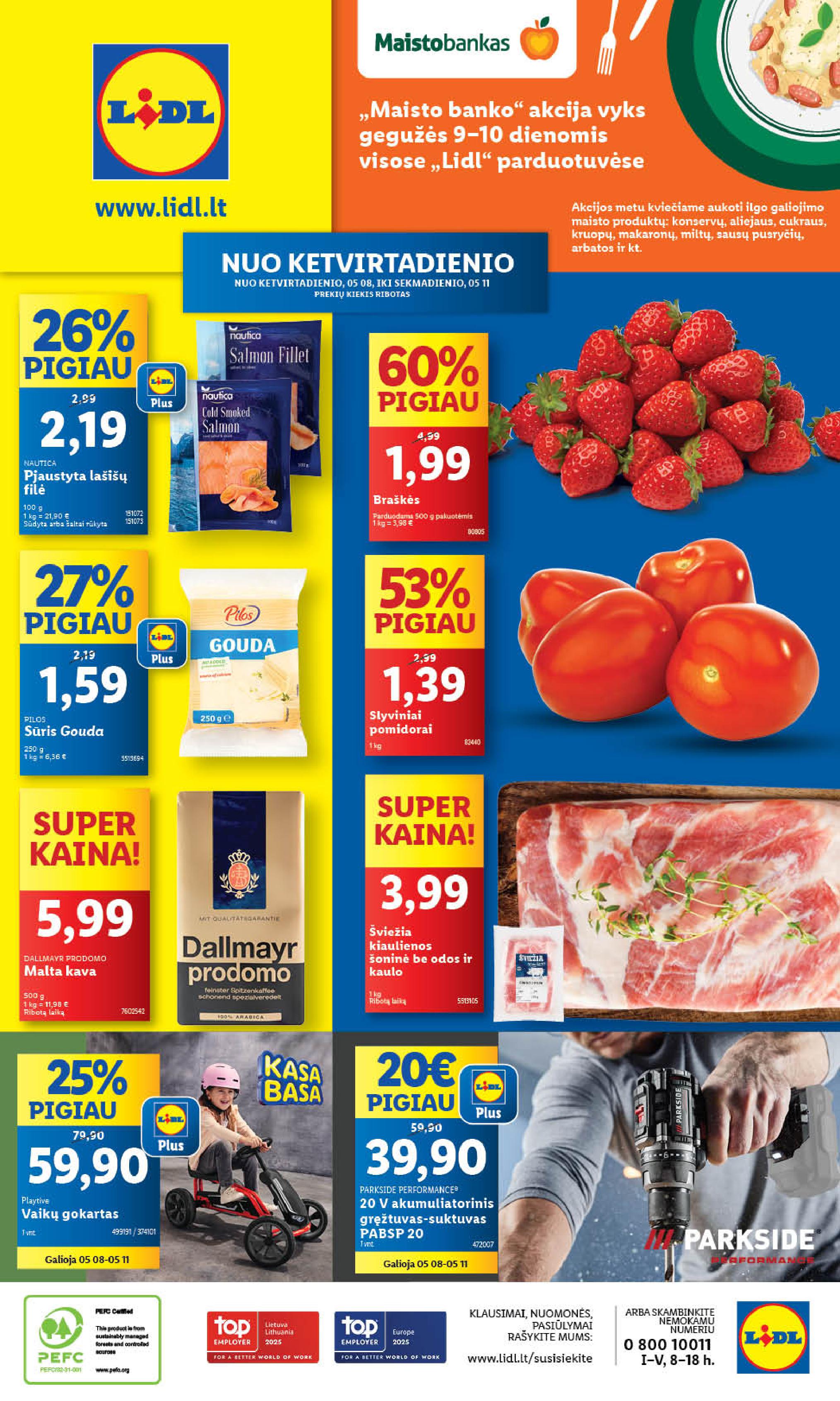 Naujausias LIDL kaininis katalogas 2025.05.05 - 2025.05.11