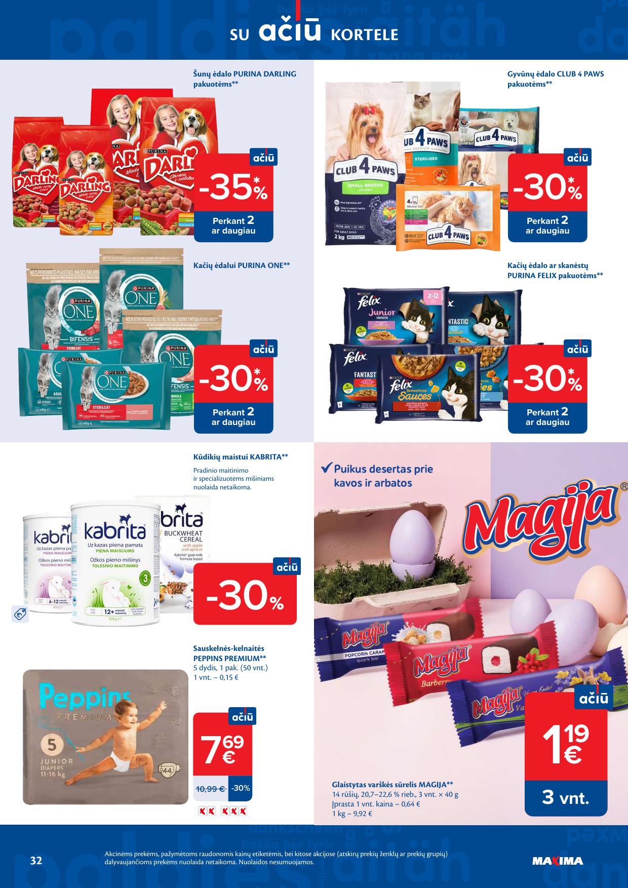 Naujausias MAXIMA kaininis katalogas 2026.03.31 - 2026.04.06
