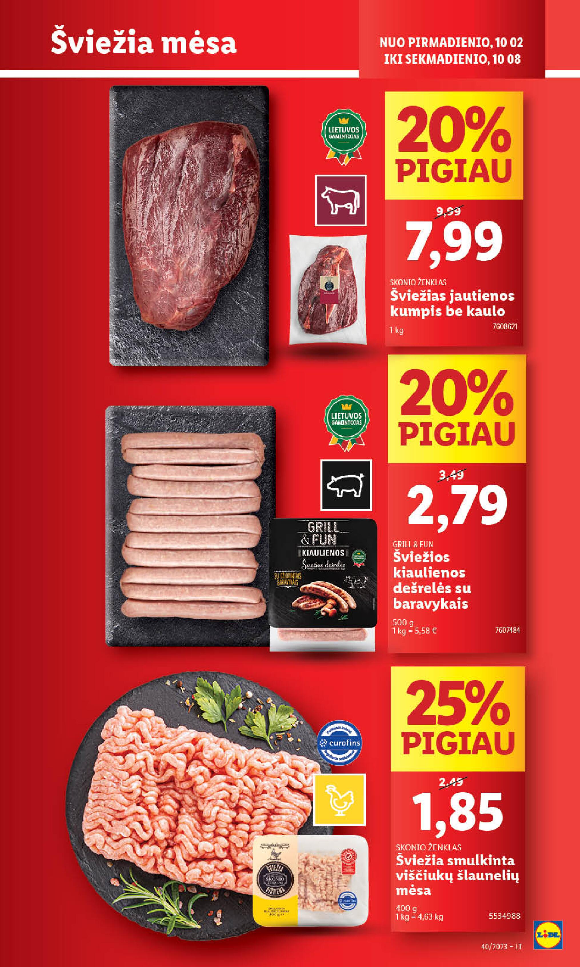 Naujausias LIDL kaininis katalogas 2023.10.02 - 2023.10.08