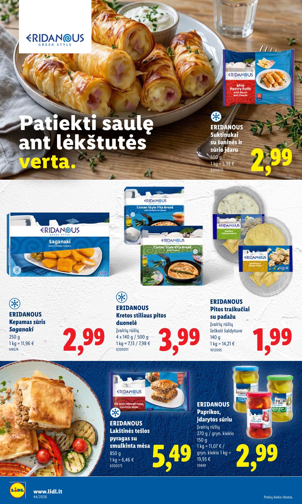 Naujas LIDL leidinys nuo 2026.10.26 iki 2026.11.01