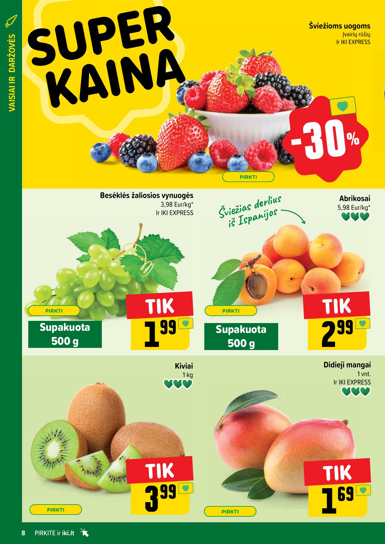 Naujausias IKI kaininis katalogas 2025.05.12 - 2025.05.18