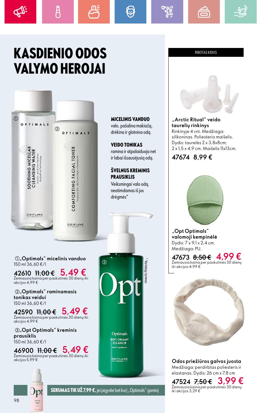 ORIFLAME katalogas galioja 2025.08.03 - 2025.08.23
