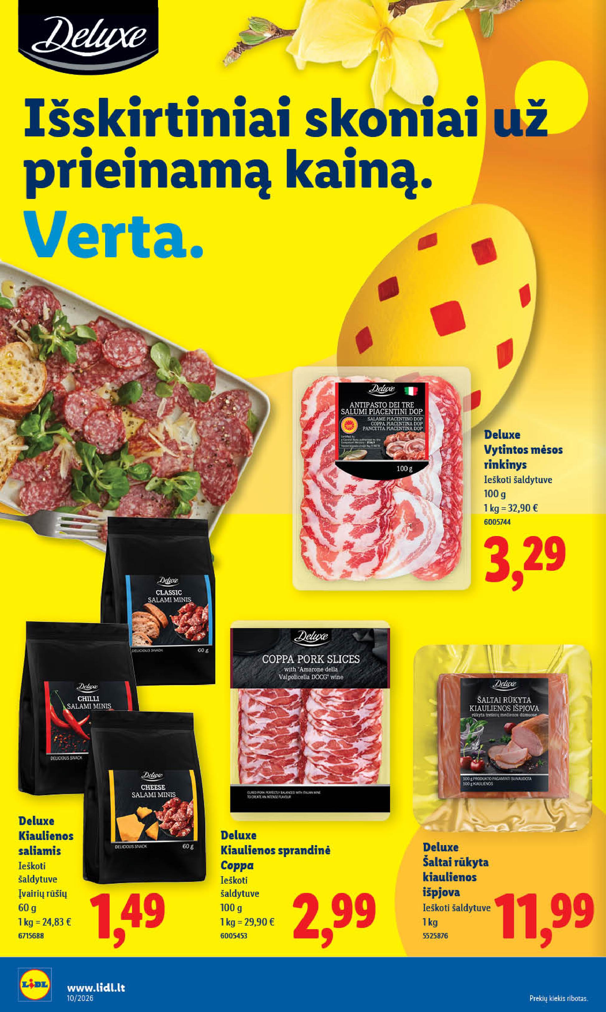 Naujausias LIDL kaininis katalogas 2026.03.02 - 2026.03.08