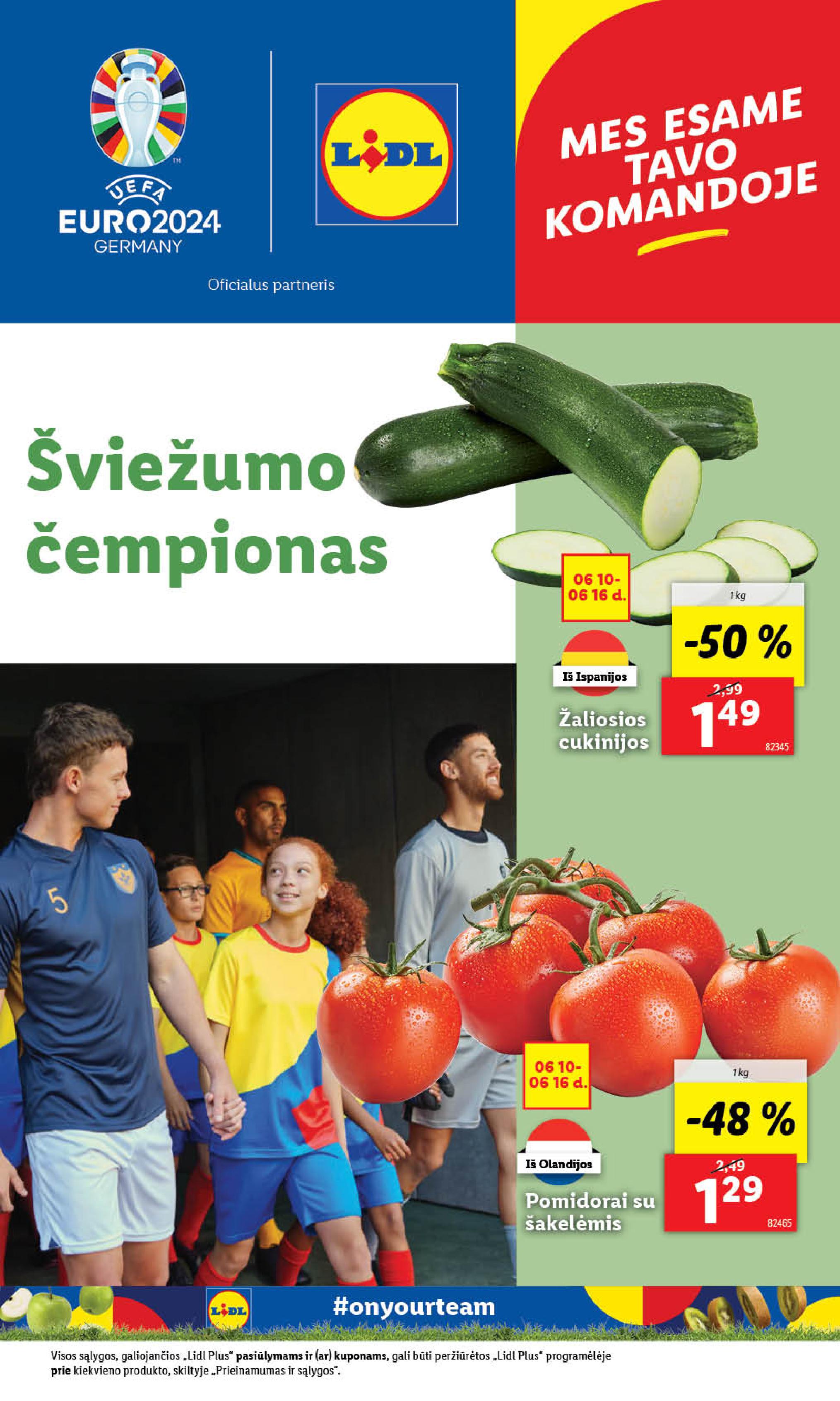 Naujausias LIDL kaininis katalogas 2024.06.10 - 2024.06.16