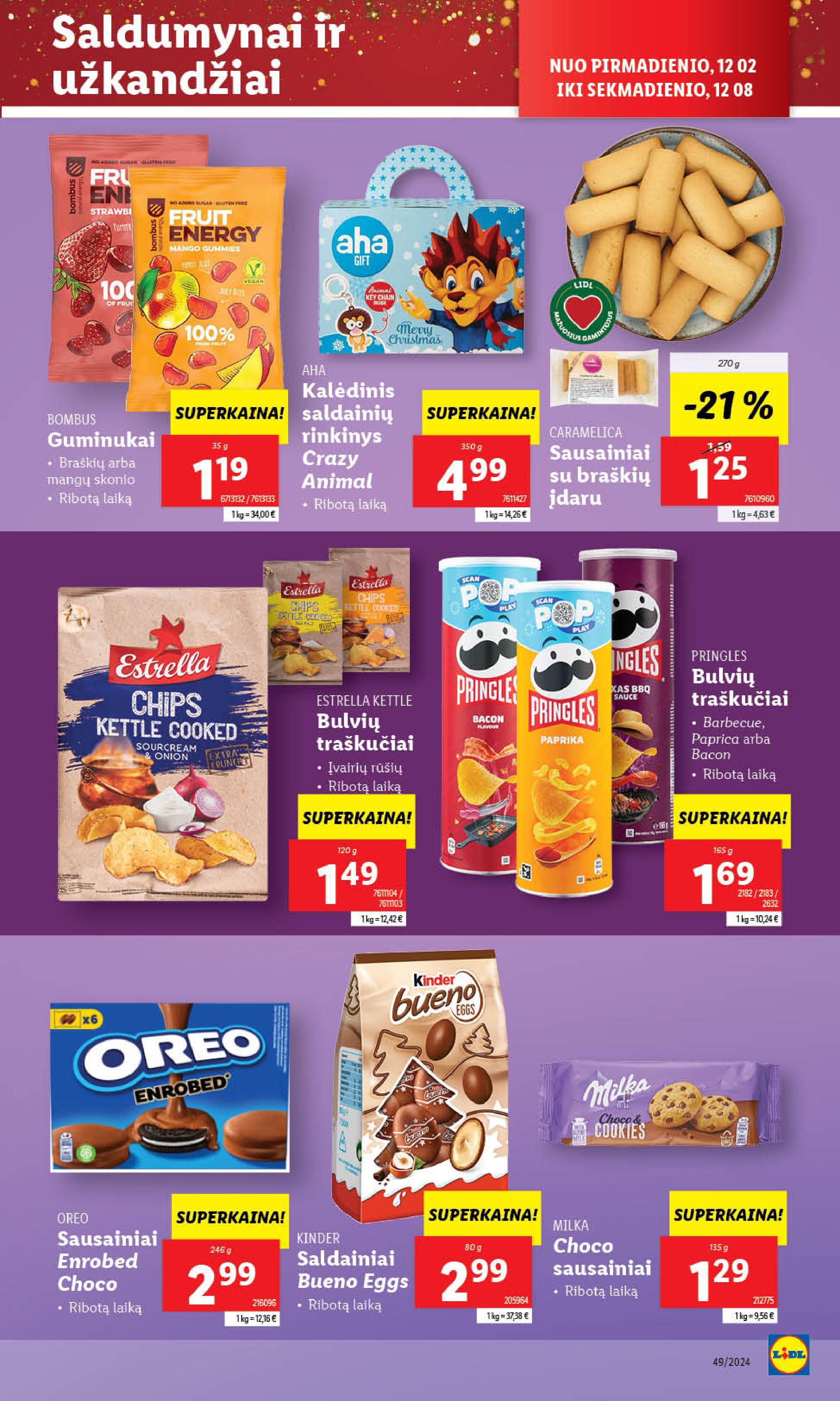 Naujausias LIDL kaininis katalogas 2024.12.02 - 2024.12.08