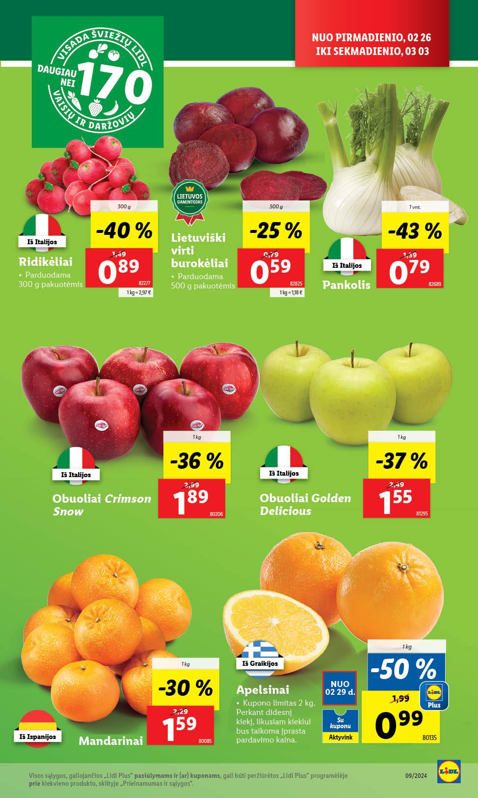 Naujausias LIDL kaininis katalogas 2024.02.26 - 2024.03.03