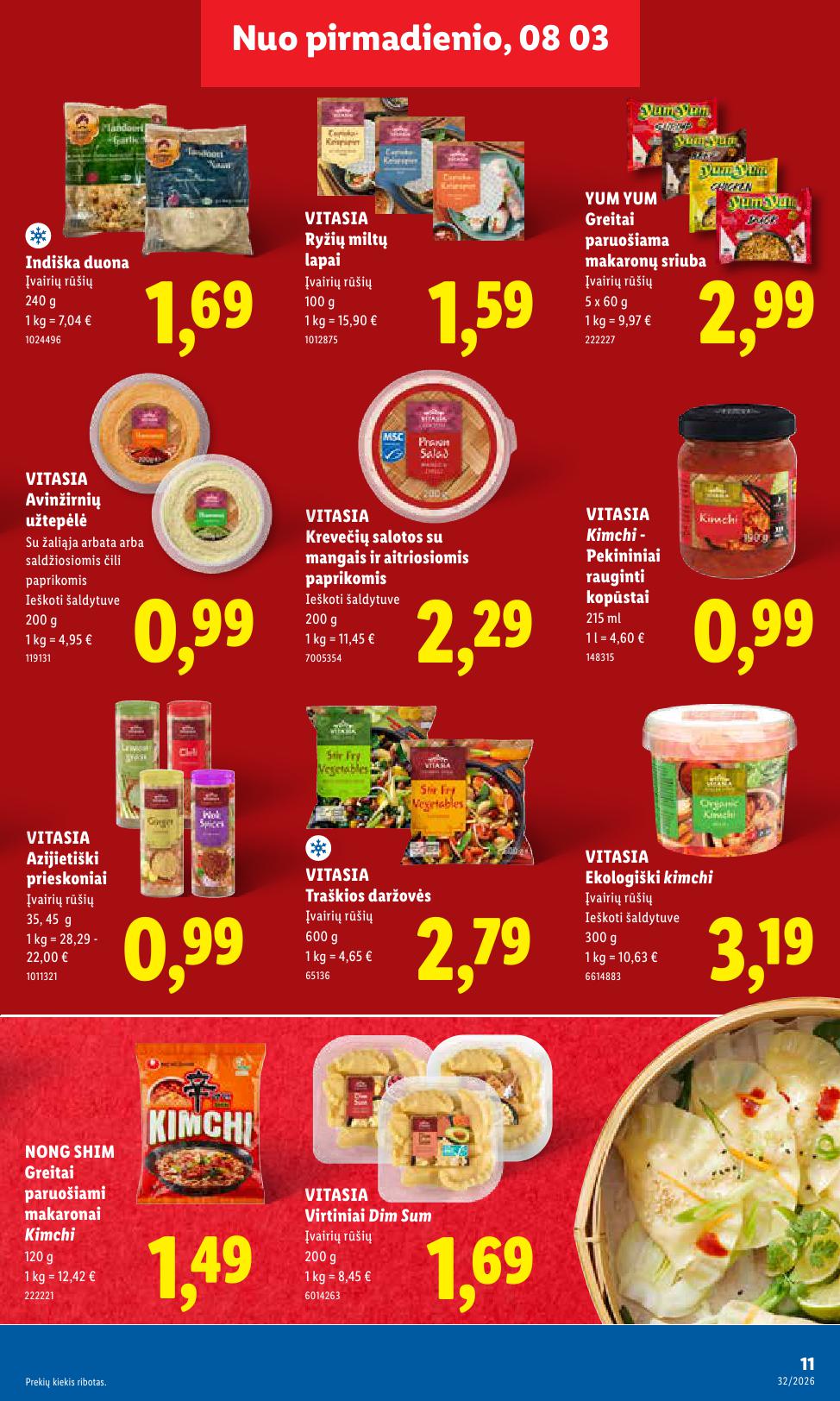 Naujausias LIDL kaininis katalogas 2026.08.03 - 2026.08.09
