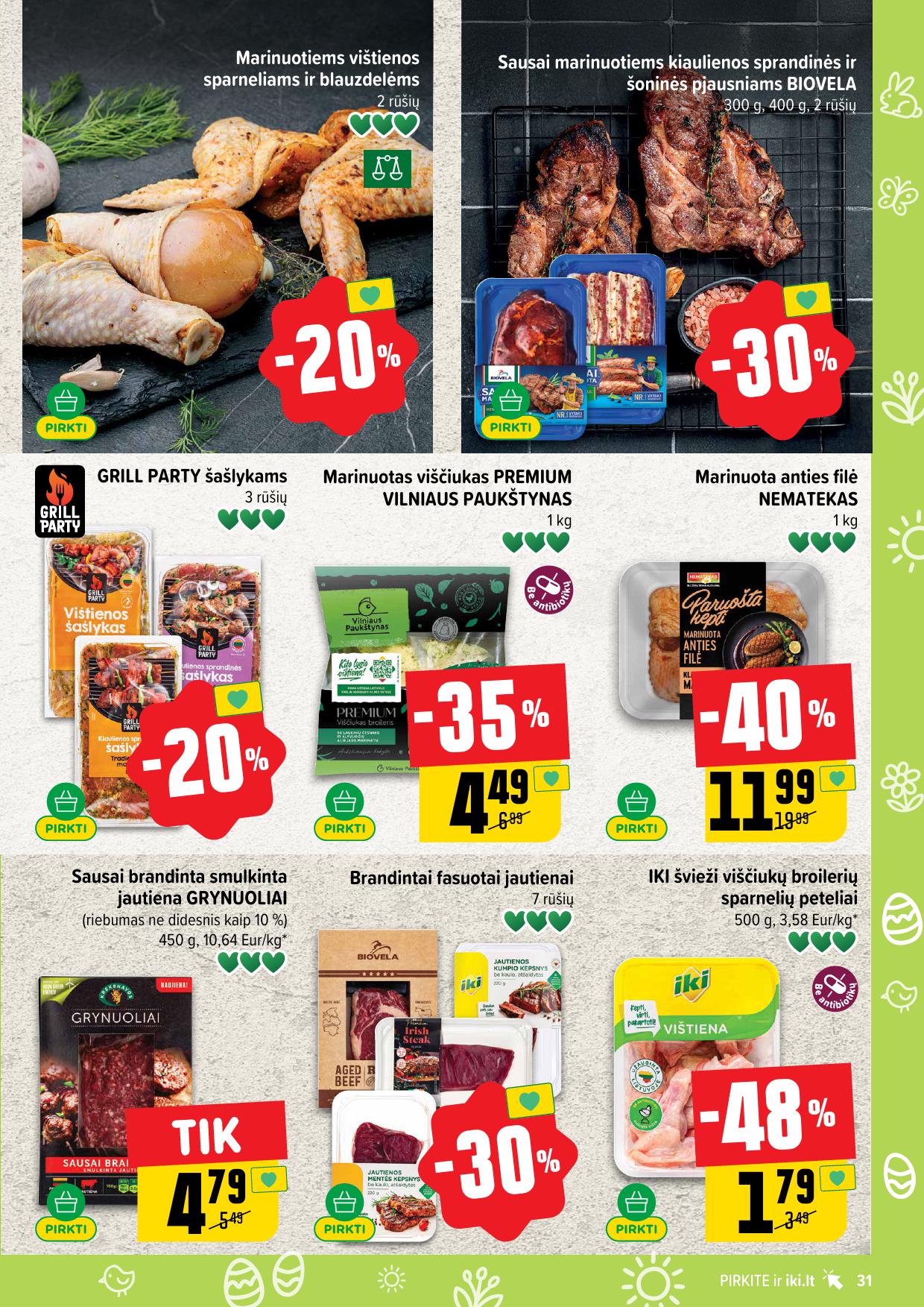 Naujausias IKI kaininis katalogas 2026.03.30 - 2026.04.04