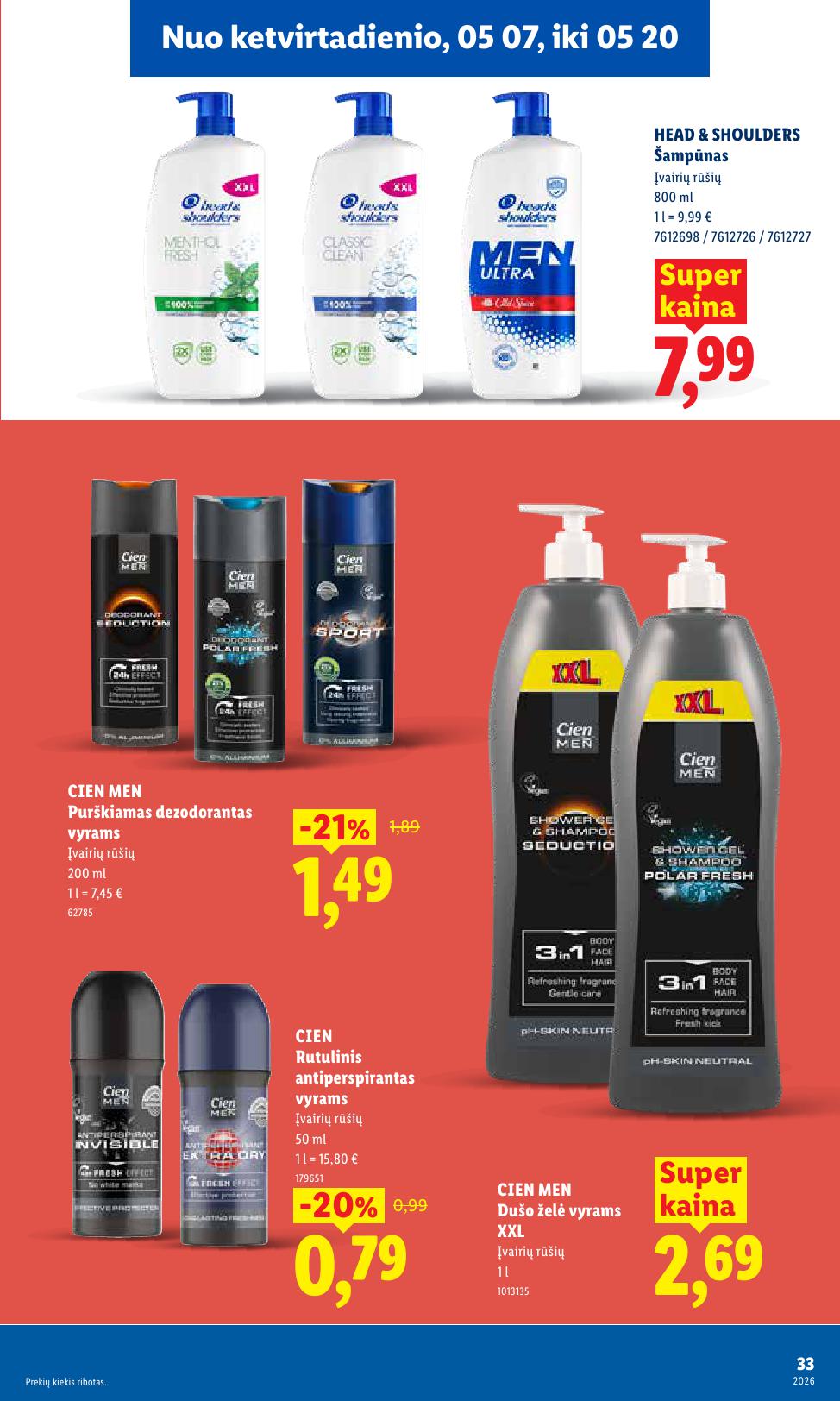 LIDL akcijų ir nuolaidų leidinys 2026.05.11 - 2026.05.17