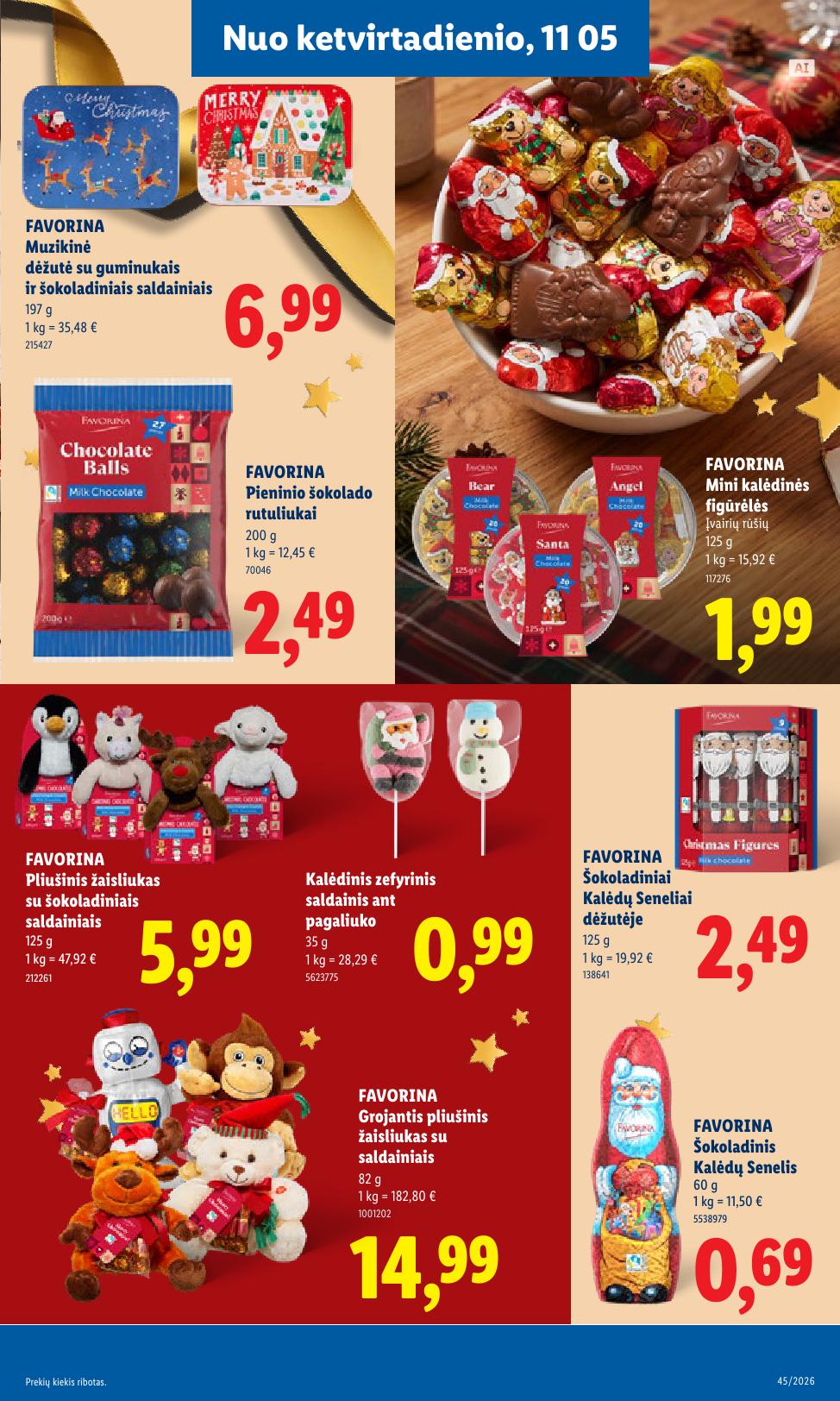 Naujausias LIDL kaininis katalogas 2026.11.02 - 2026.11.08