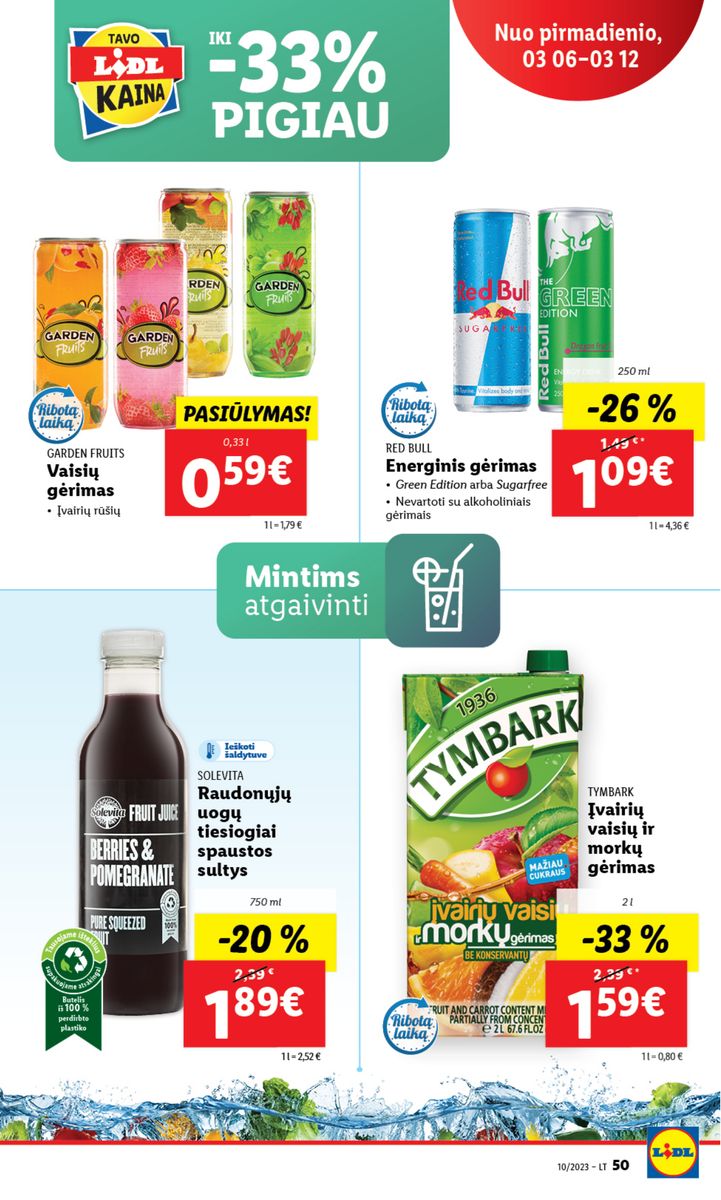 Naujausias LIDL kaininis katalogas 2023.03.06 - 2023.03.12