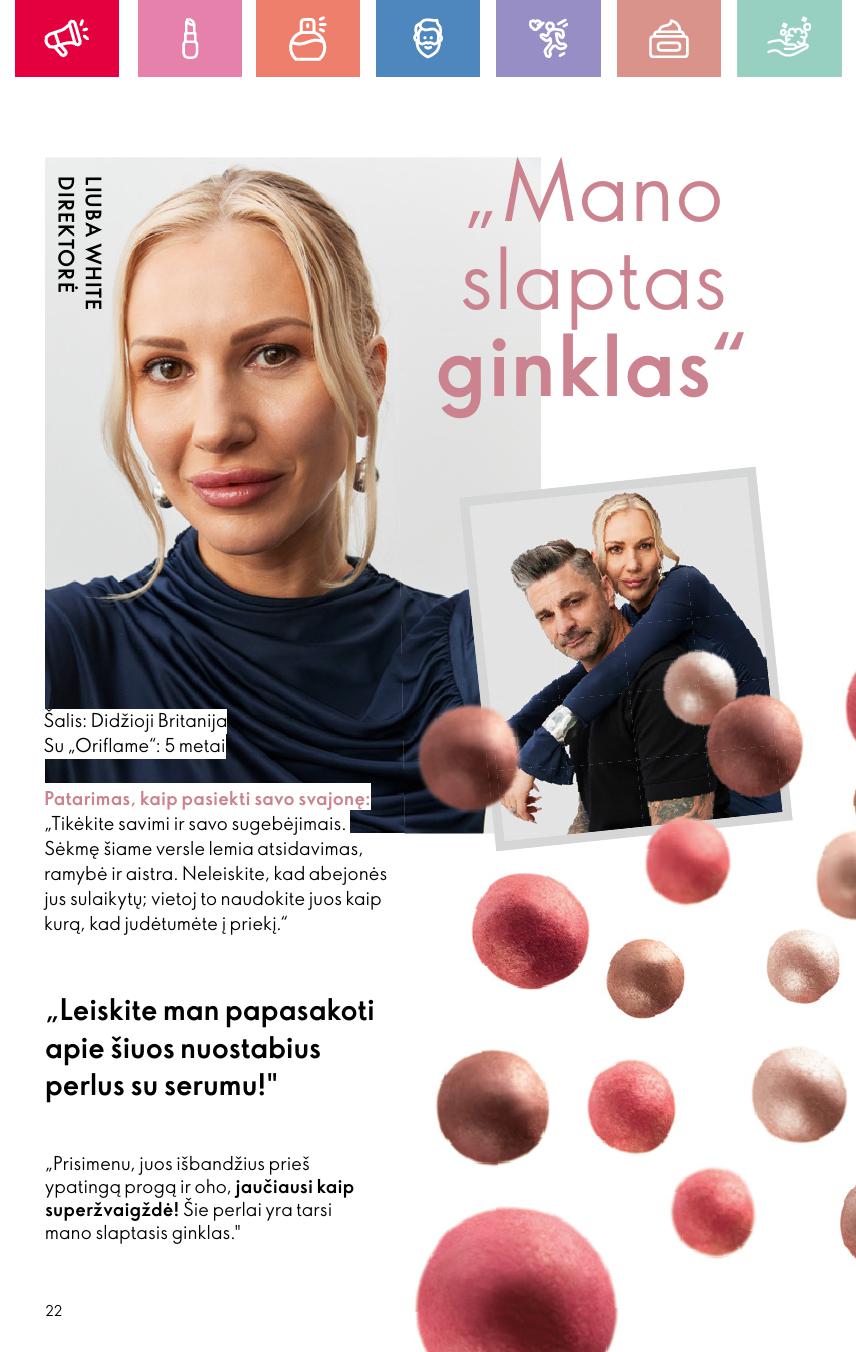 ORIFLAME katalogas galioja 2025.08.03 - 2025.08.23