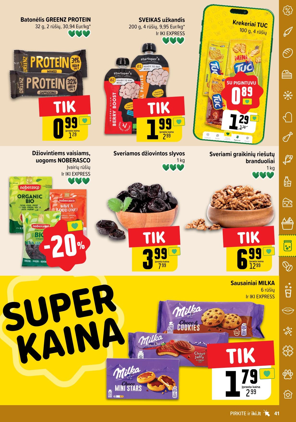 Naujausias IKI kaininis katalogas 2025.08.18 - 2025.08.24