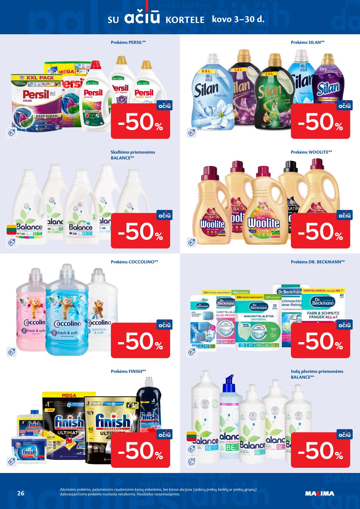 Naujausias MAXIMA kaininis katalogas 2026.03.24 - 2026.03.30