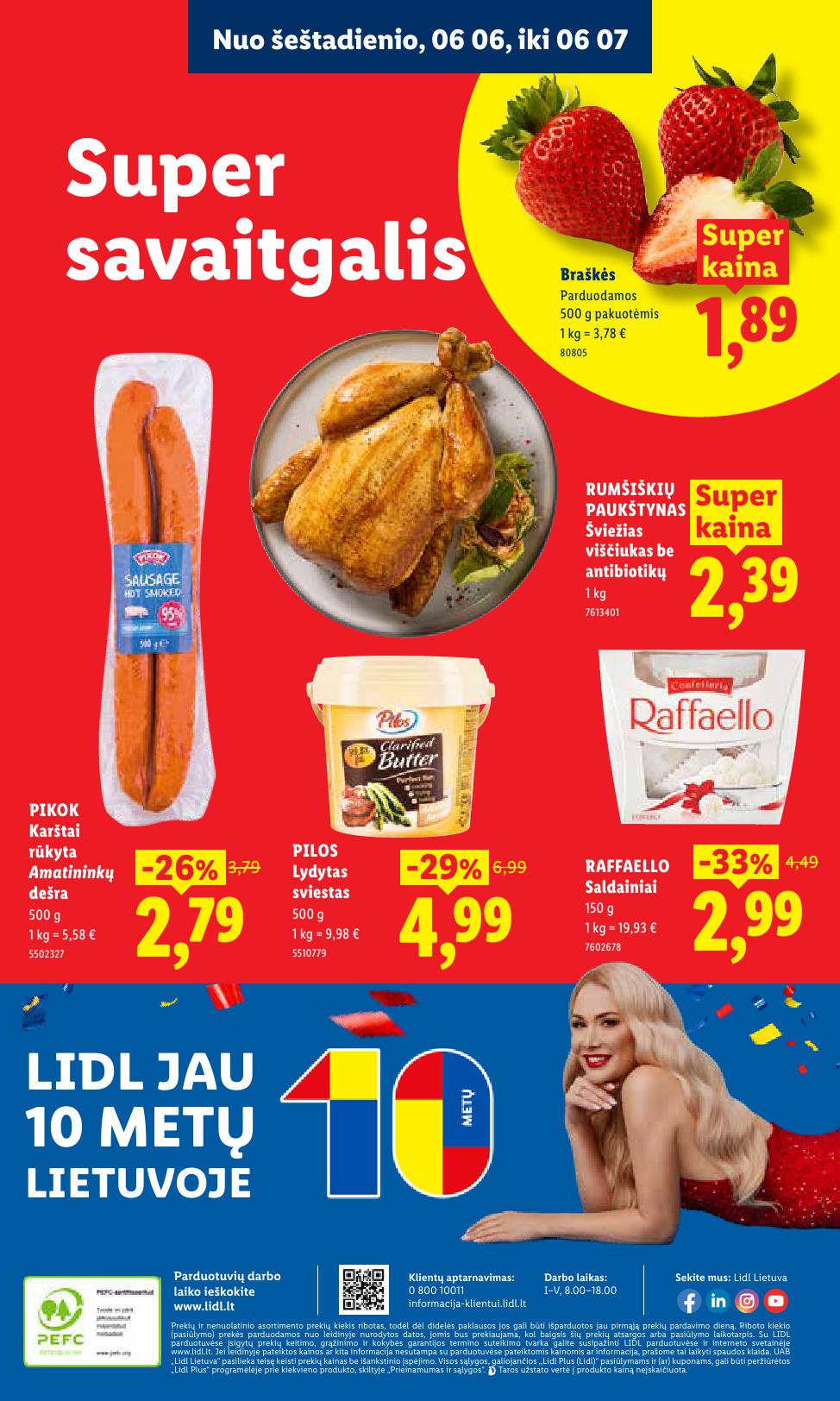 LIDL akcijų ir nuolaidų leidinys 2026.06.01 - 2026.06.07