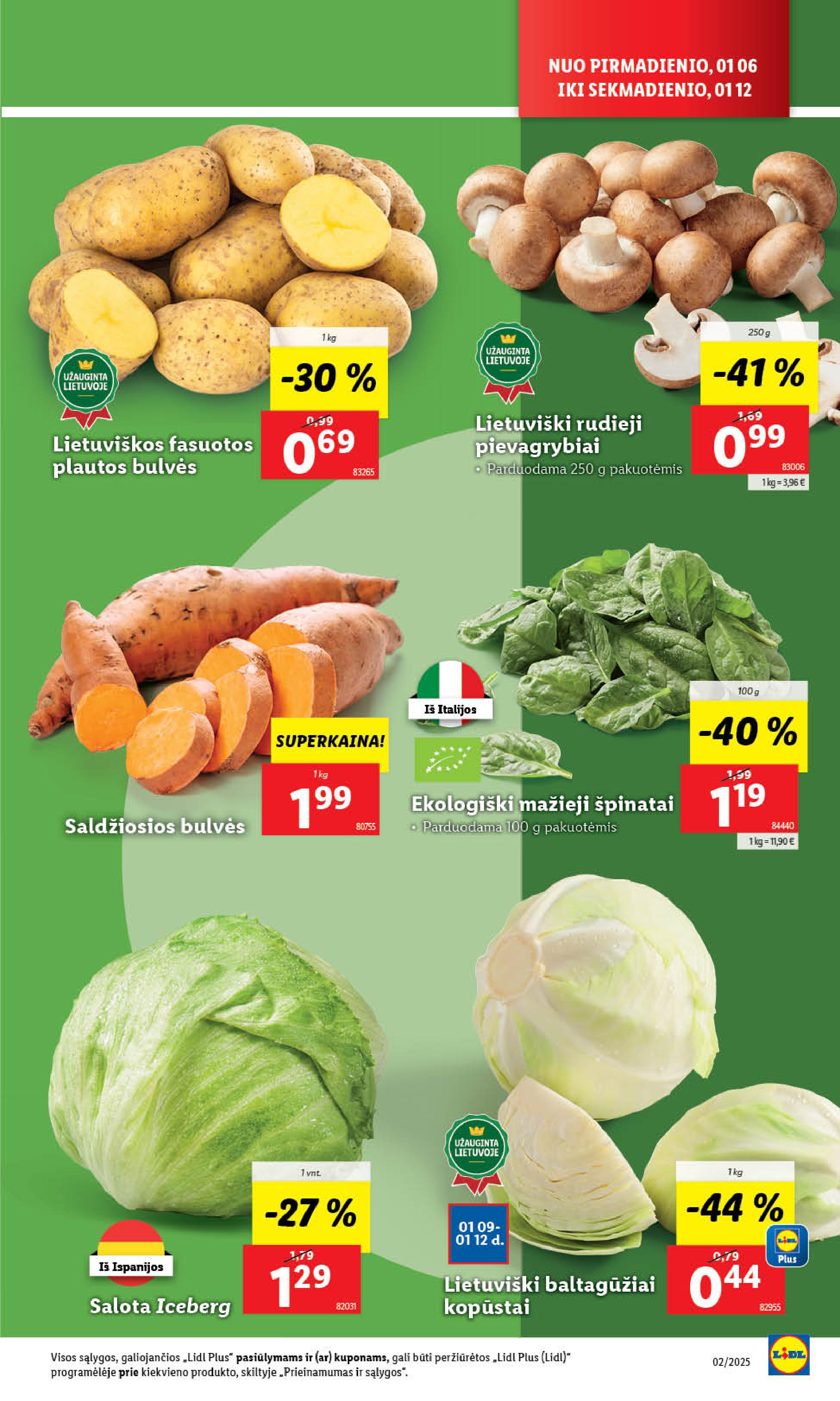 Naujausias LIDL kaininis katalogas 2025.01.06 - 2025.01.12