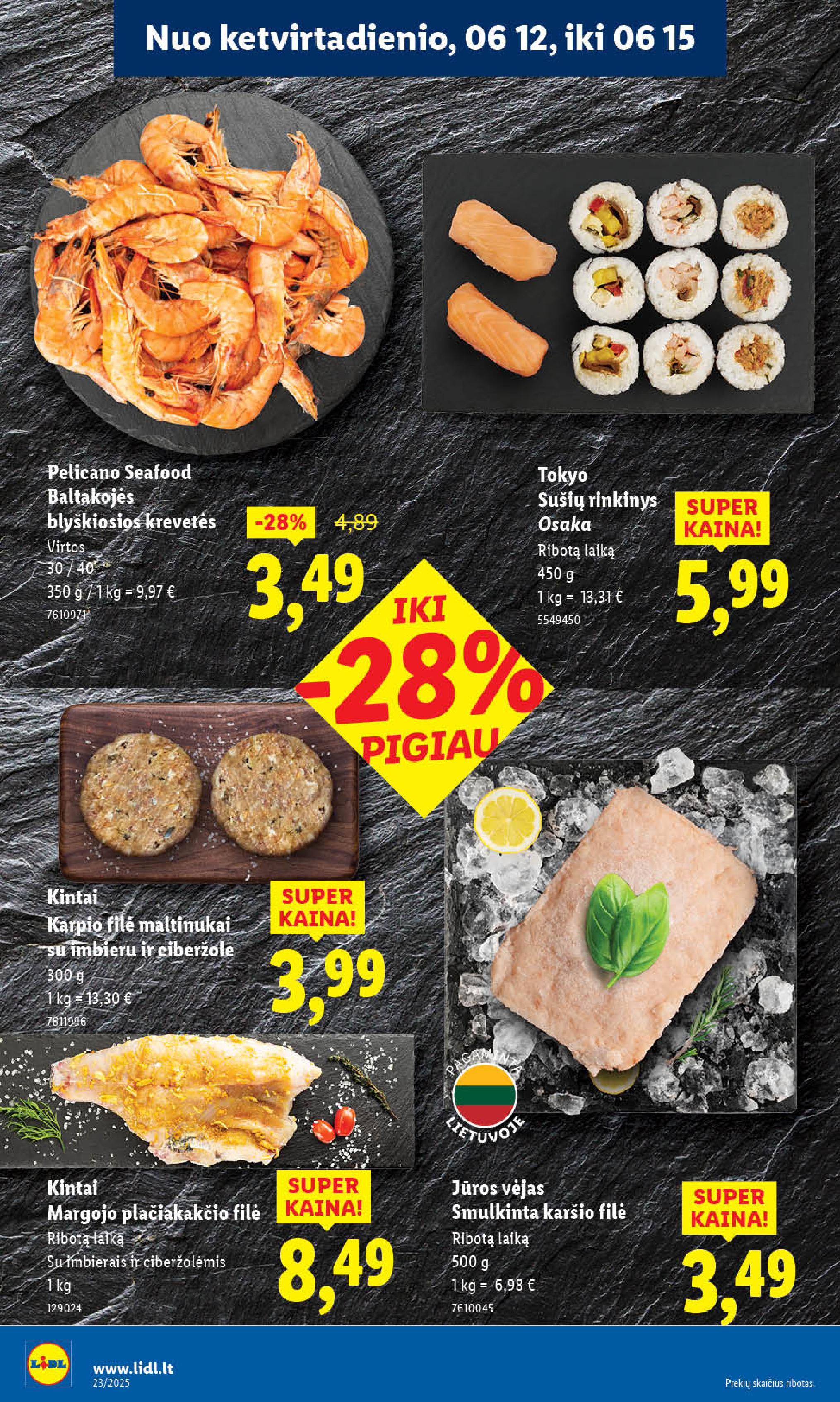 Naujausias LIDL kaininis katalogas 2025.06.09 - 2025.06.15