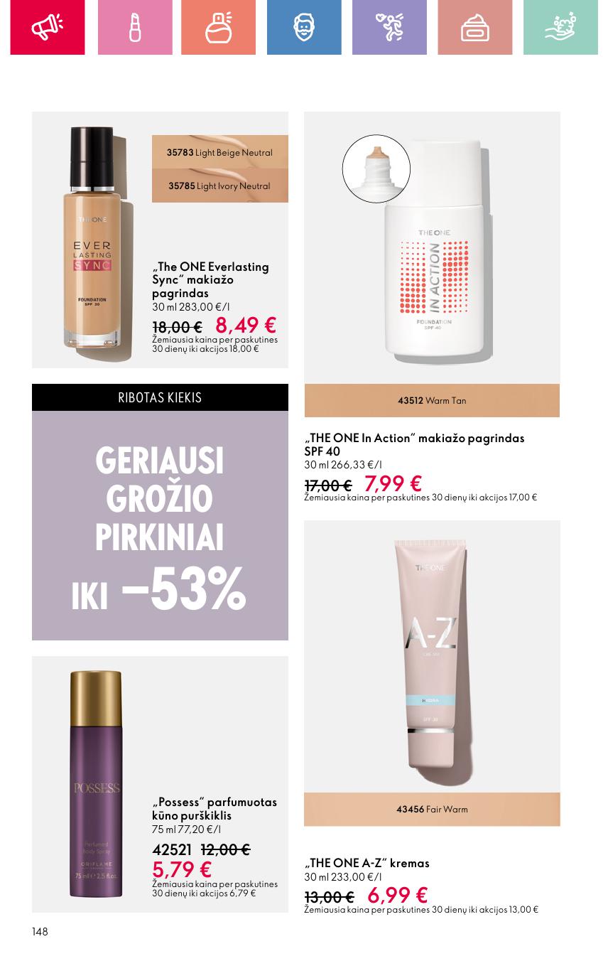 ORIFLAME katalogas galioja 2025.08.03 - 2025.08.23