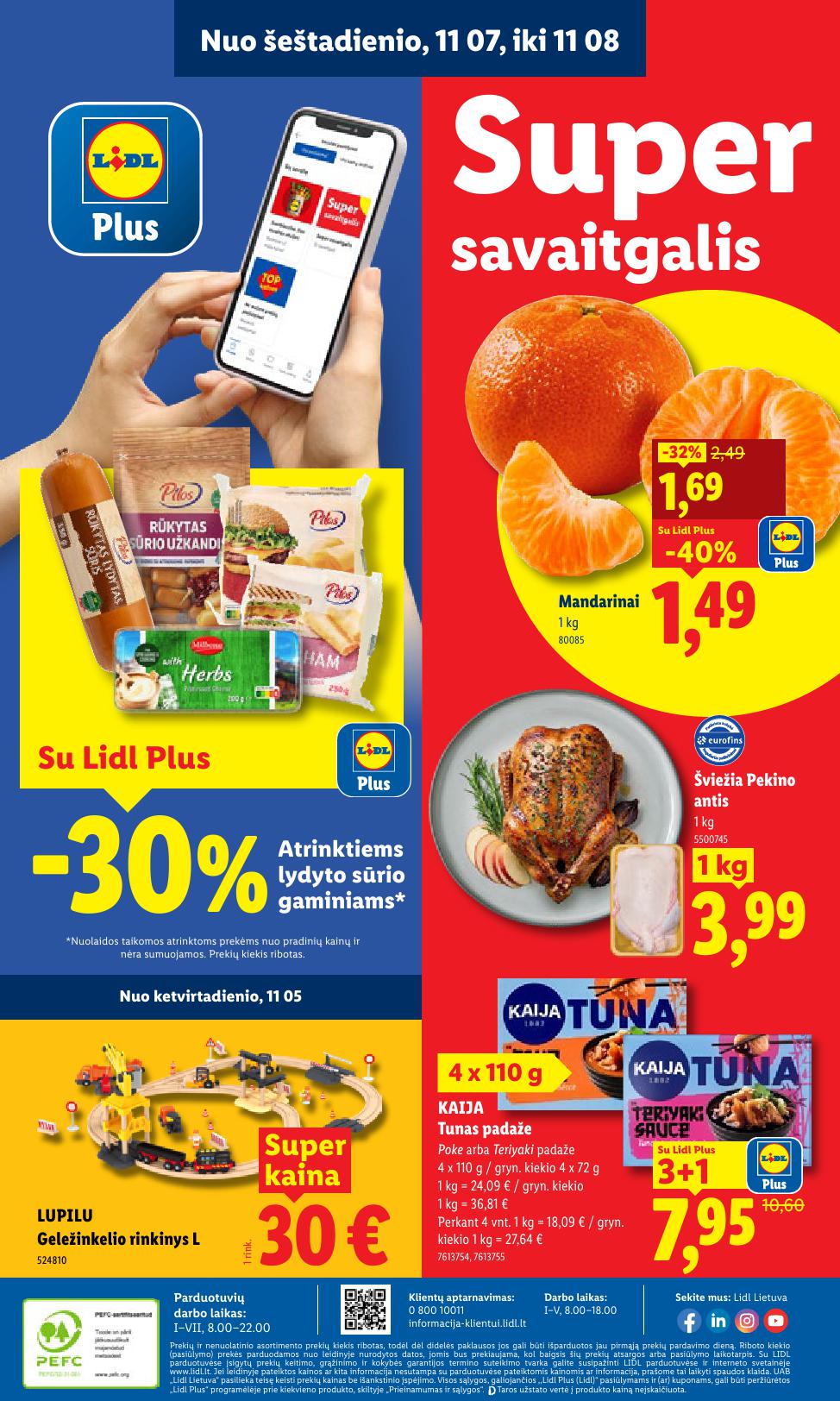 Naujausias LIDL kaininis katalogas 2026.11.02 - 2026.11.08