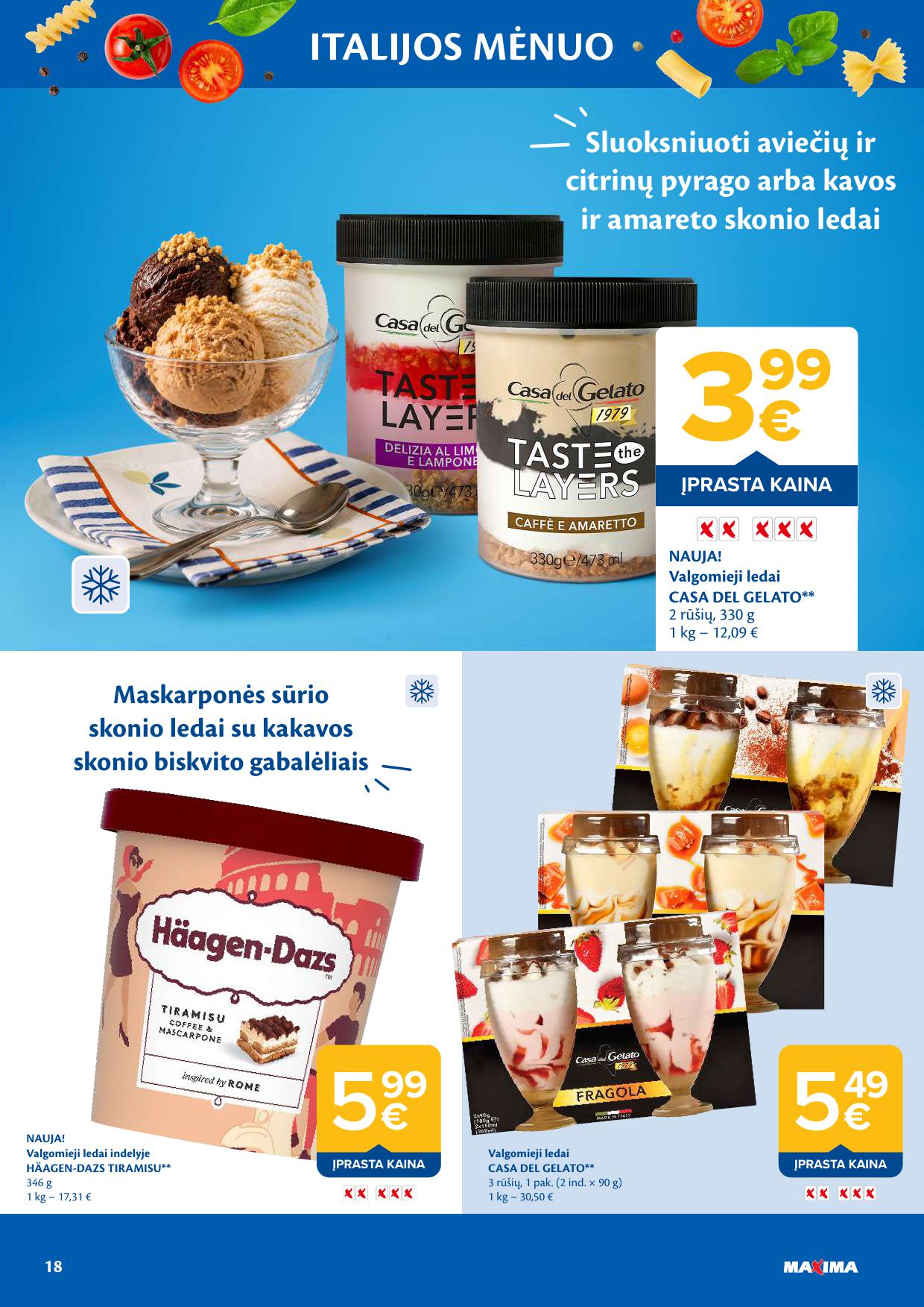 MAXIMA nuolaidų katalogas "ITALIJOS MĖNUO"