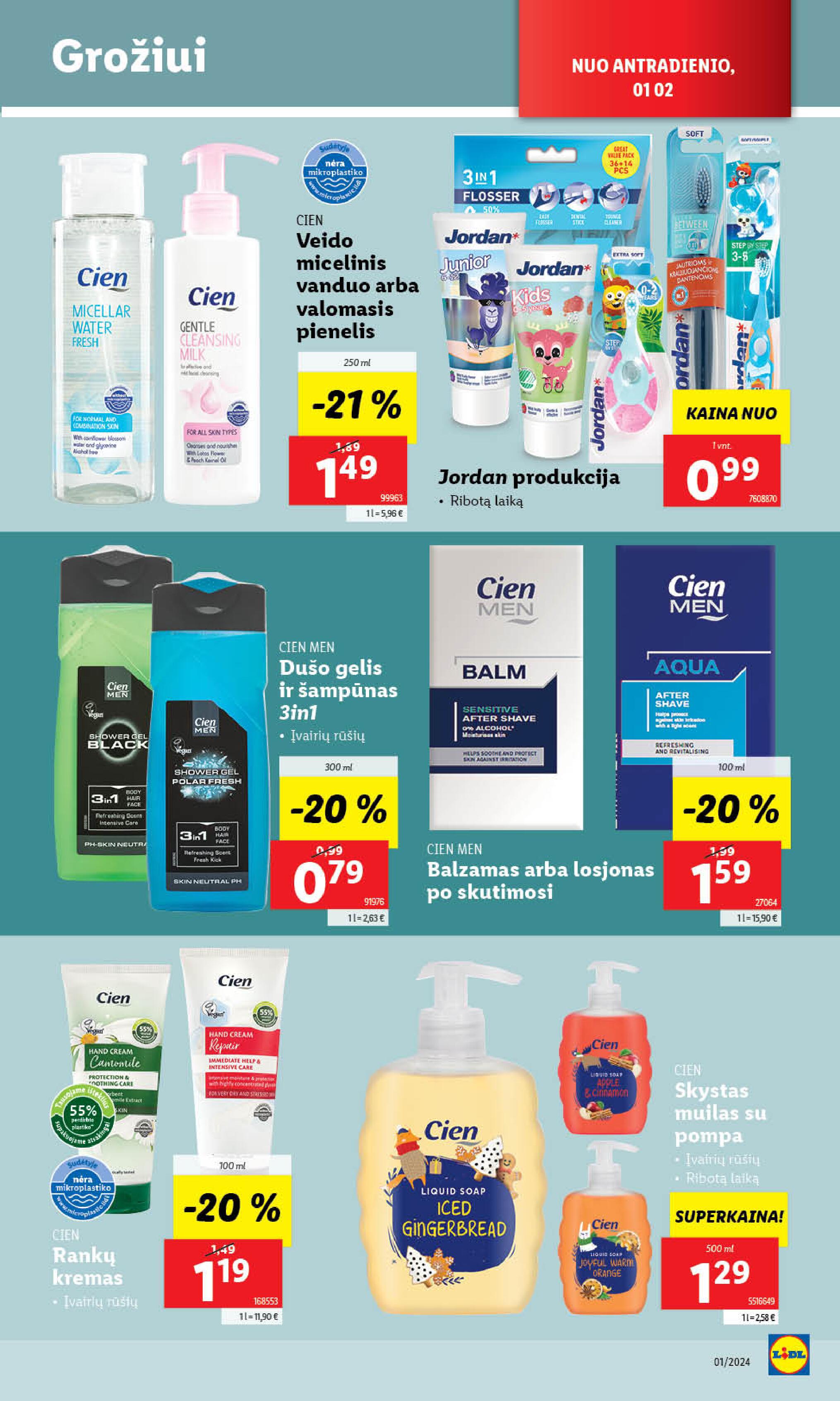 Naujausias LIDL kaininis katalogas 2024.01.02 - 2024.01.07