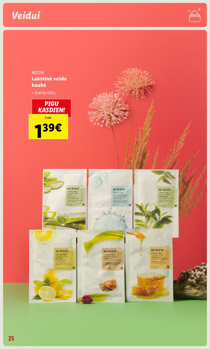 LIDL prekių katalogas "Grožio festivalis" galioja nuo 2023.10.05