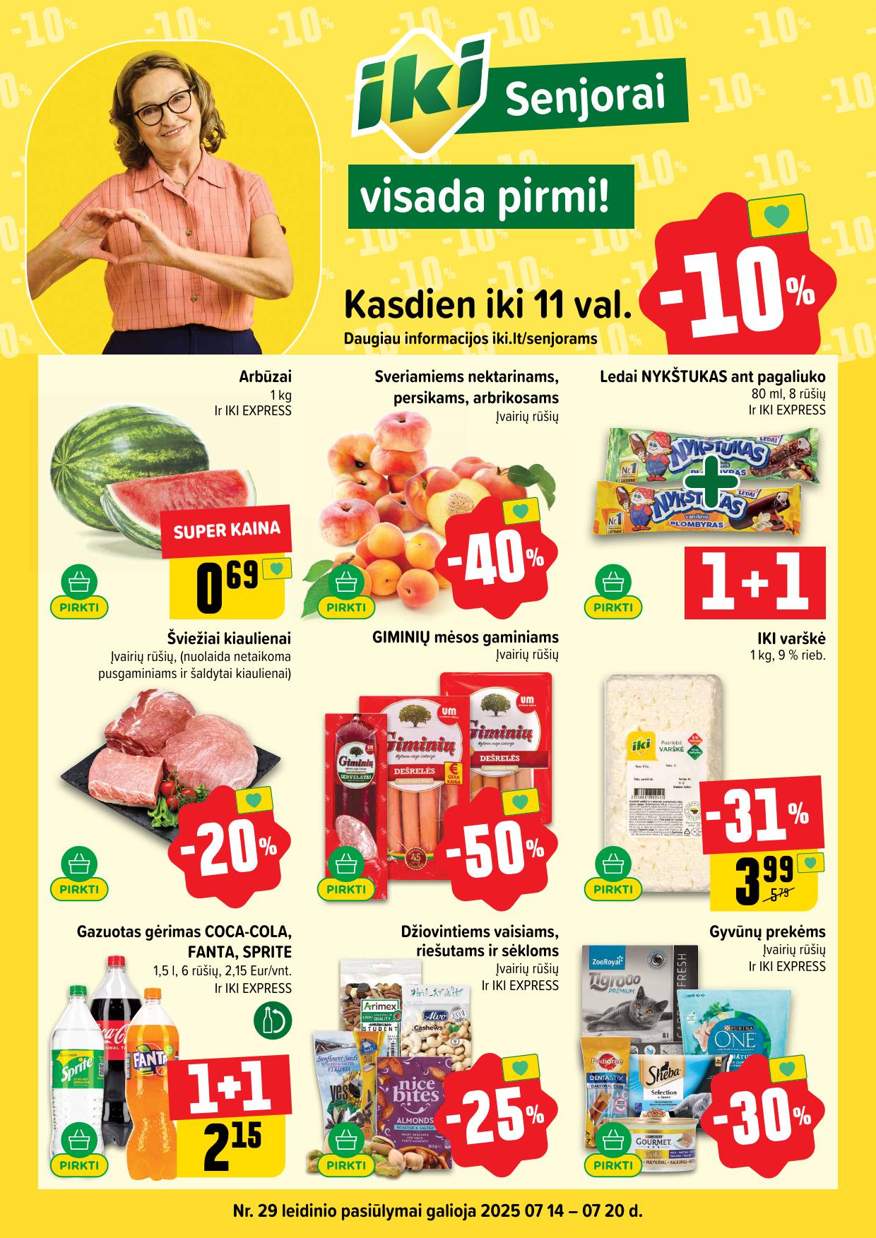 Naujausias IKI kaininis katalogas 2025.07.14 - 2025.07.20
