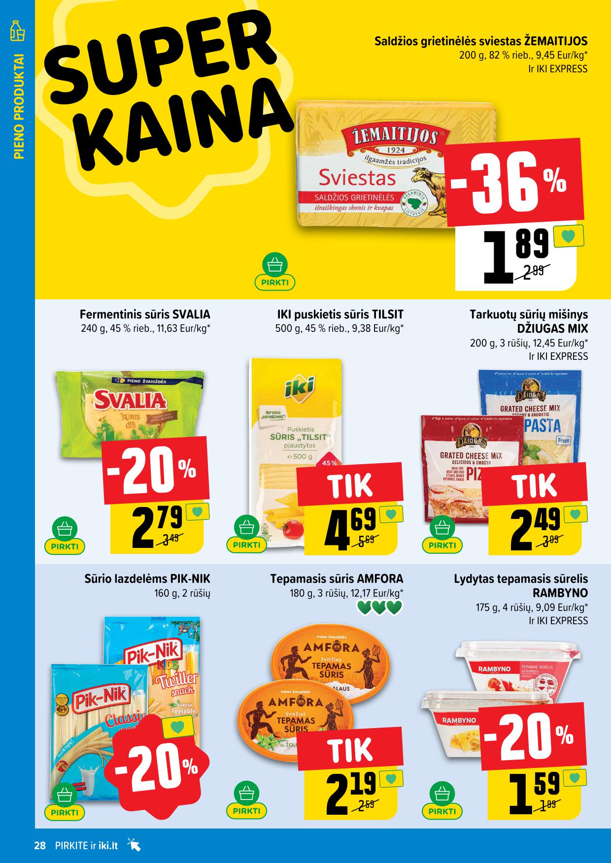 IKI SAVAITĖLĖ akcijų ir nuolaidų leidinys Nr.32 2025.08.04 - 2025.08.10