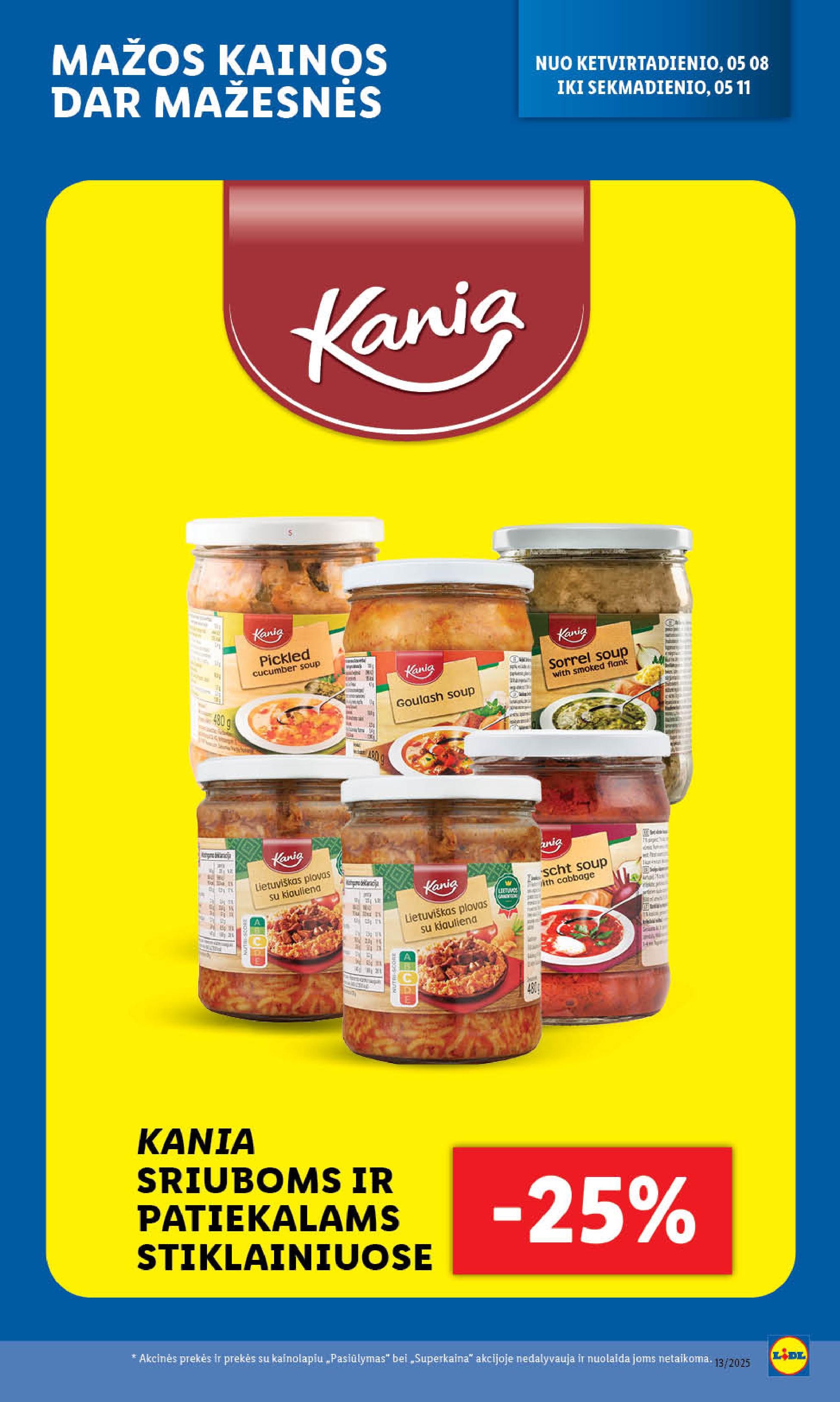 Naujausias LIDL kaininis katalogas 2025.05.05 - 2025.05.11