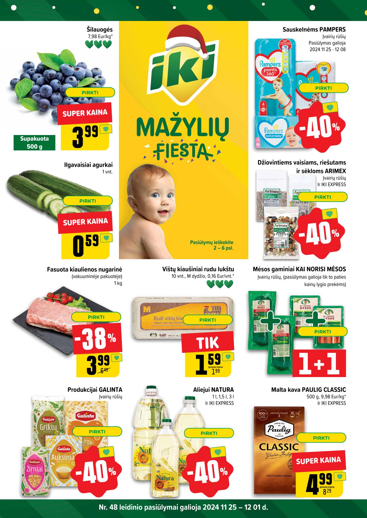 Naujausias IKI kaininis katalogas 2024.11.25 - 2024.12.01