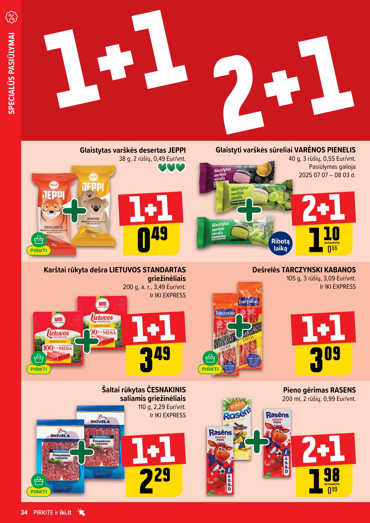 Naujausias IKI kaininis katalogas 2025.07.21 - 2025.07.27