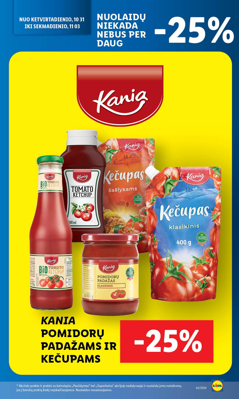 Naujausias LIDL kaininis katalogas 2024.10.28 - 2024.11.03