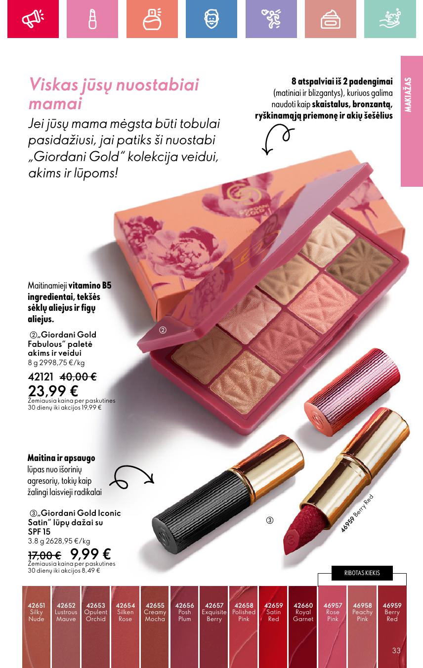 Naujas ORIFLAME katalogas galioja 2025.05.11 - 2025.05.31