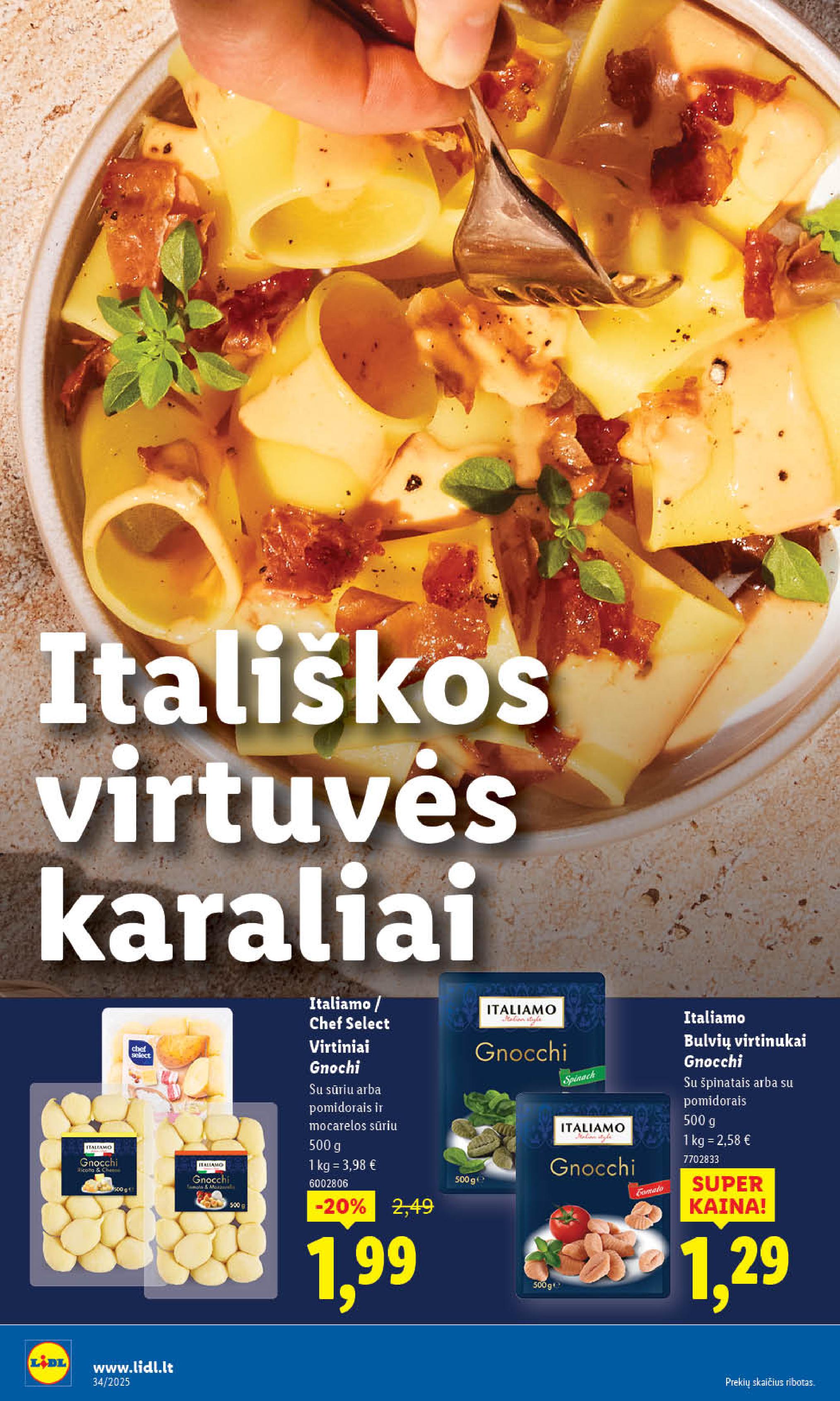 Naujausias LIDL kaininis katalogas 2025.08.18 - 2025.08.24