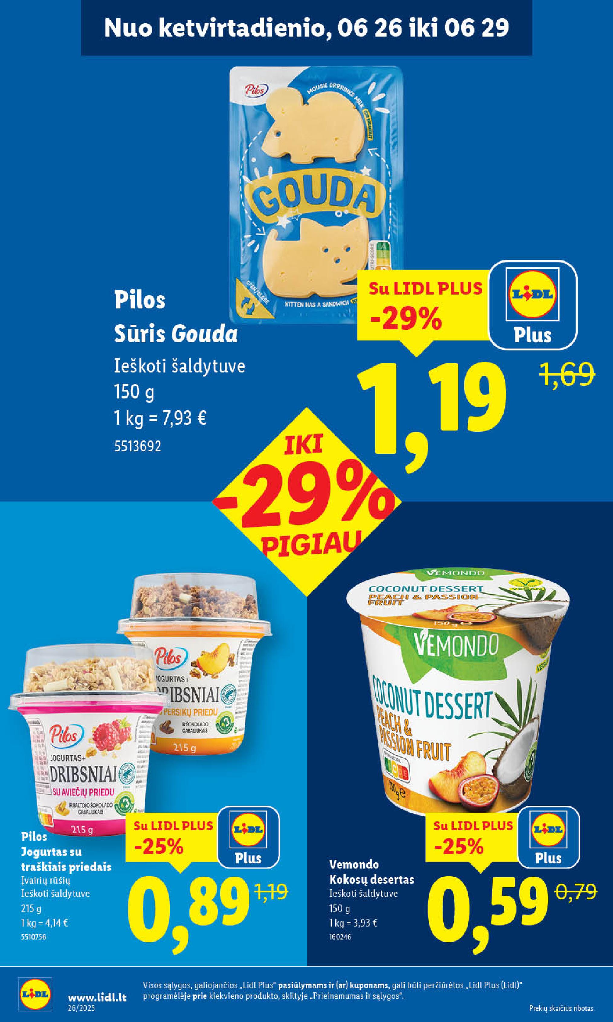 Naujausias LIDL kaininis katalogas 2025.06.23 - 2025.06.29