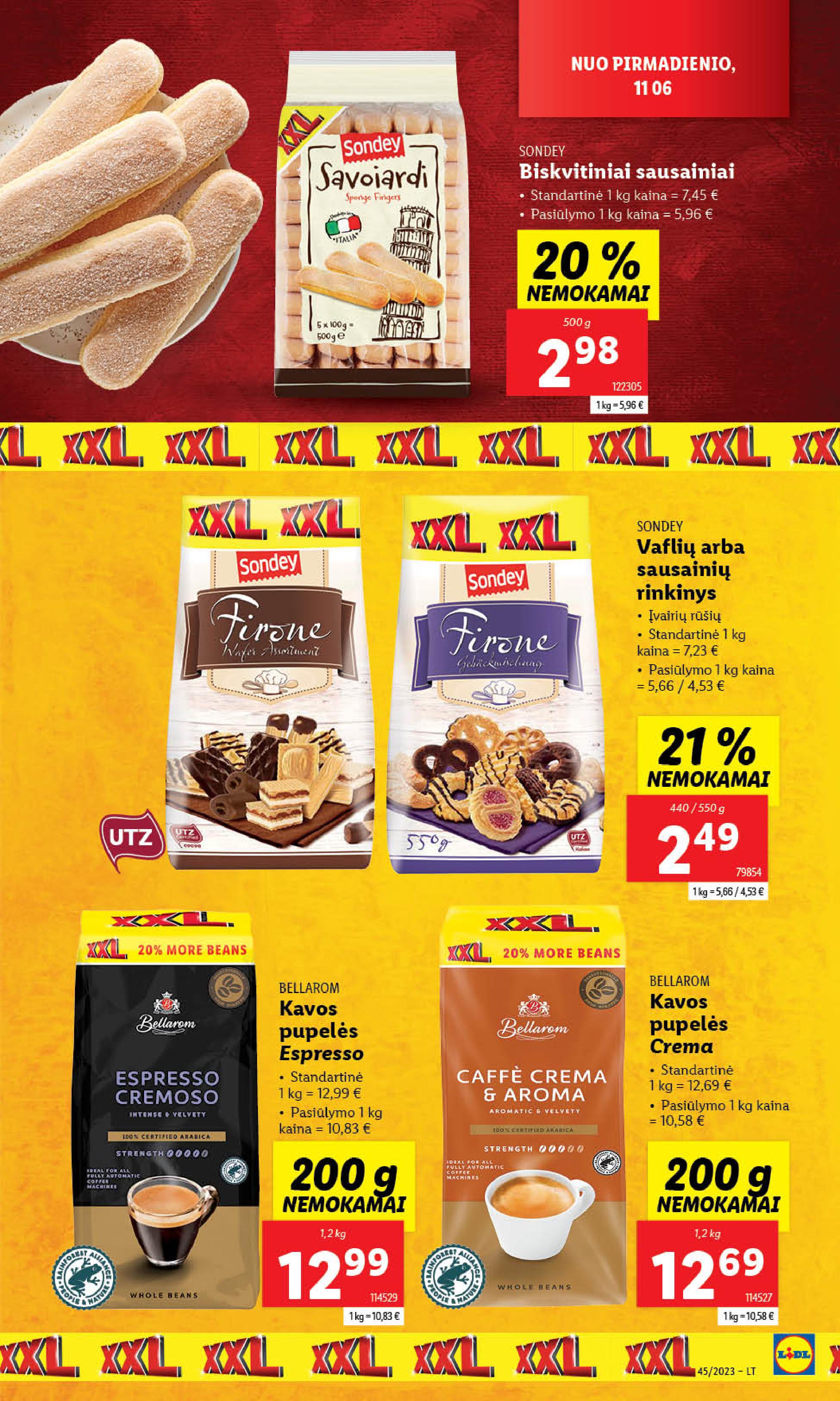 Naujausias LIDL kaininis katalogas 2023.11.06 - 2023.11.12
