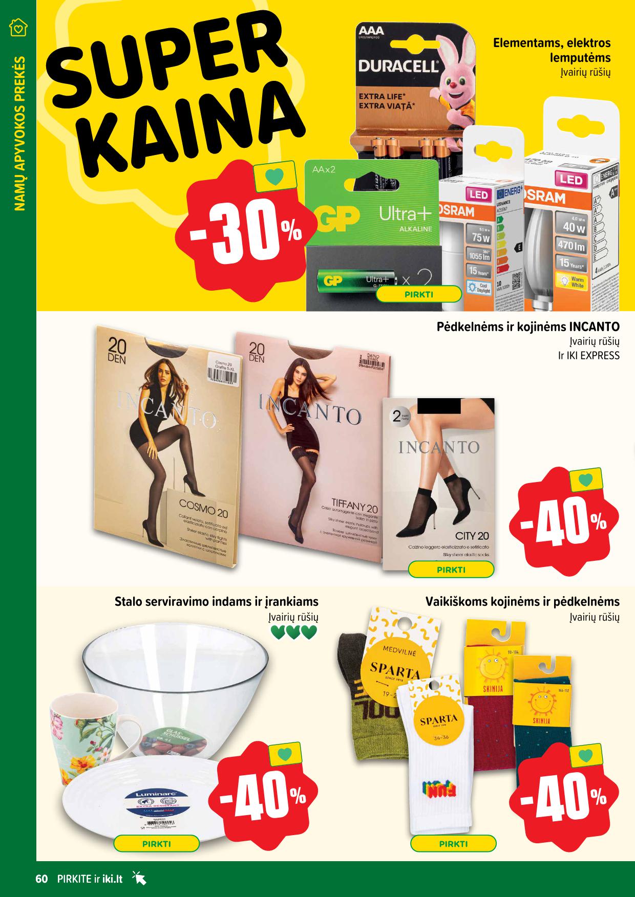Naujausias IKI kaininis katalogas 2024.04.22 - 2024.04.28