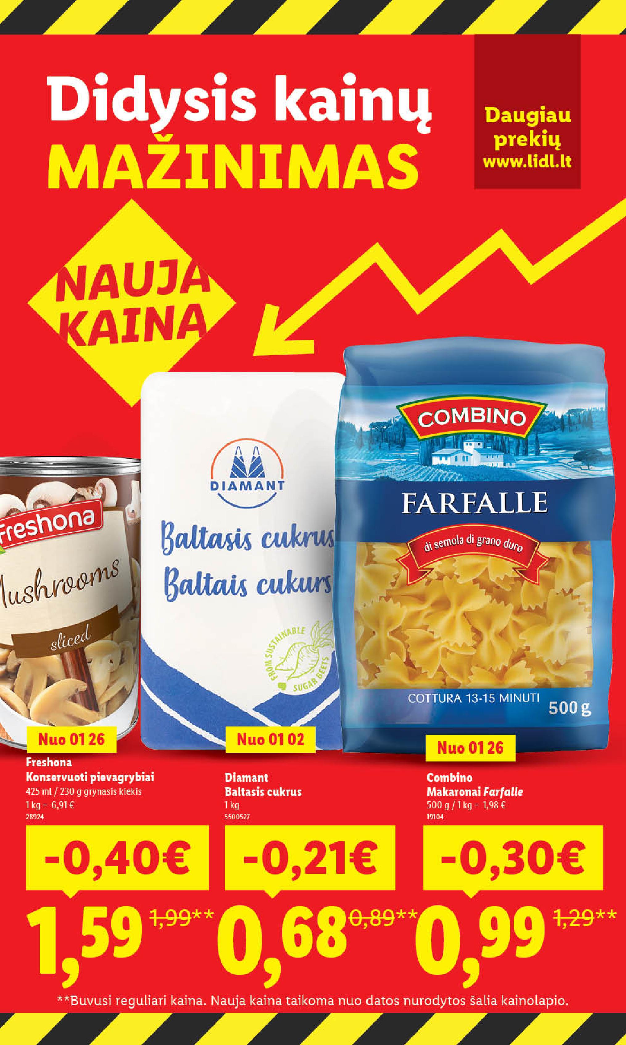 Naujausias LIDL kaininis katalogas 2026.01.26 - 2026.02.01