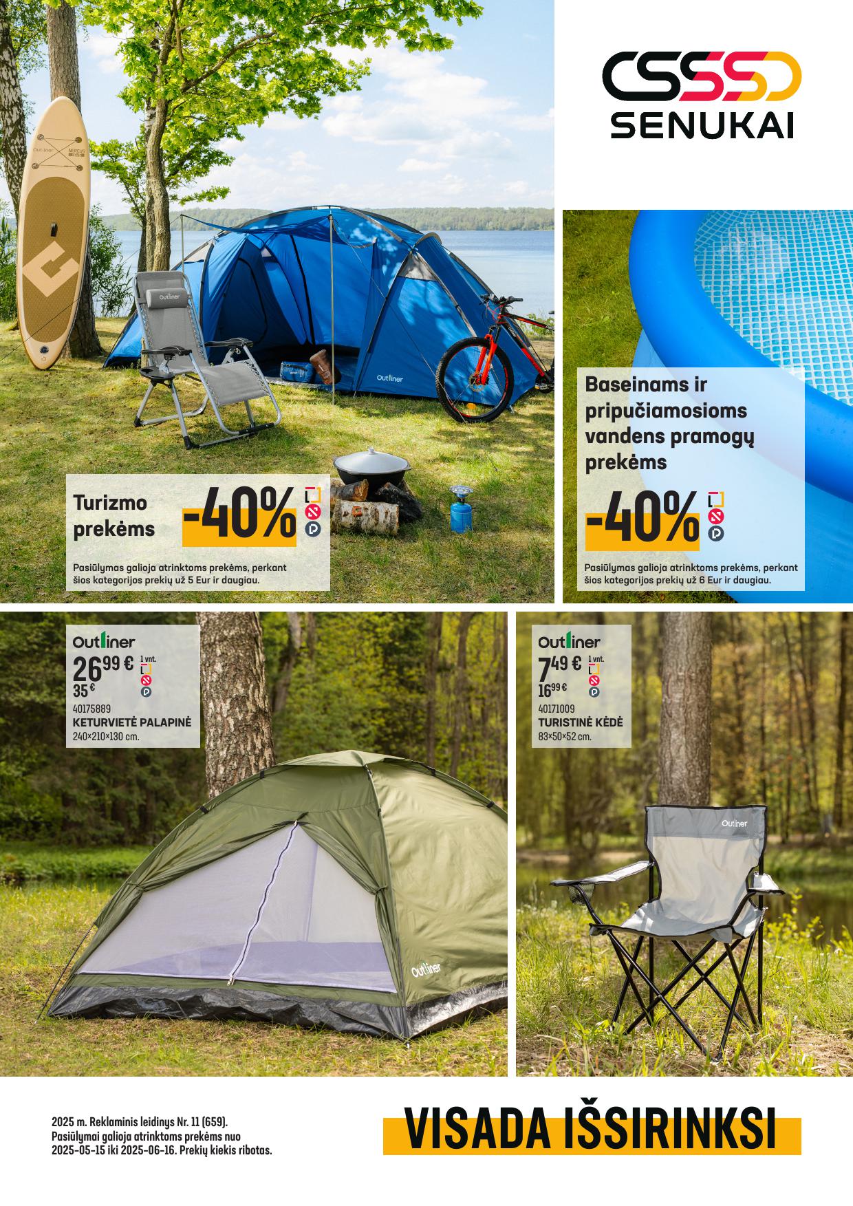 SENUKAI akcijų ir nuolaidų leidinys N.11 2025.05.15 - 2025.06.16