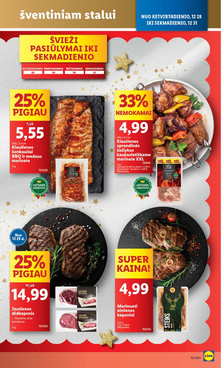 Naujausias LIDL kaininis katalogas 2023.12.26 - 2023.12.31