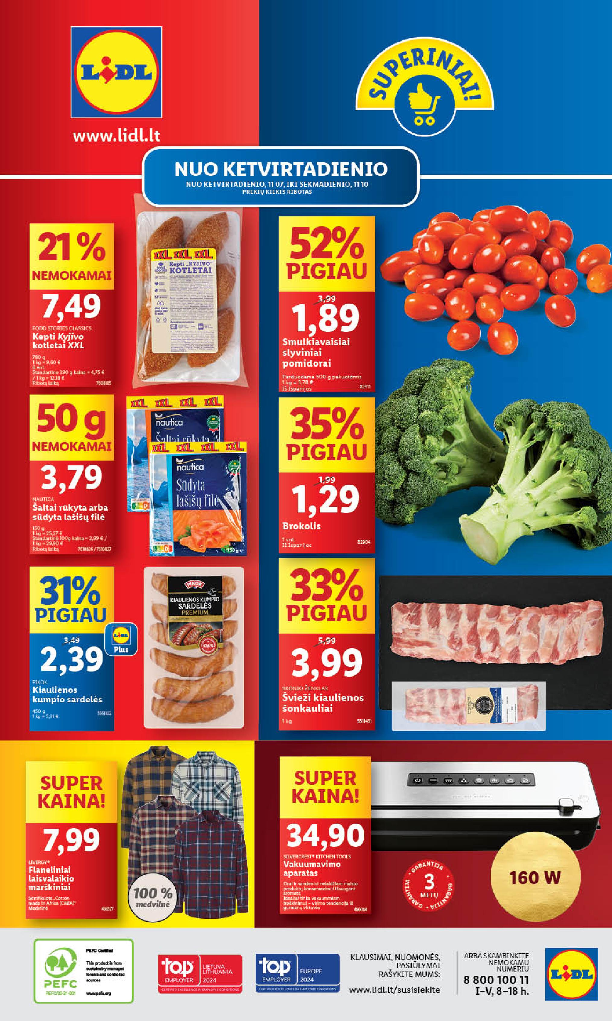 Naujausias LIDL kaininis katalogas 2024.11.04 - 2024.11.10