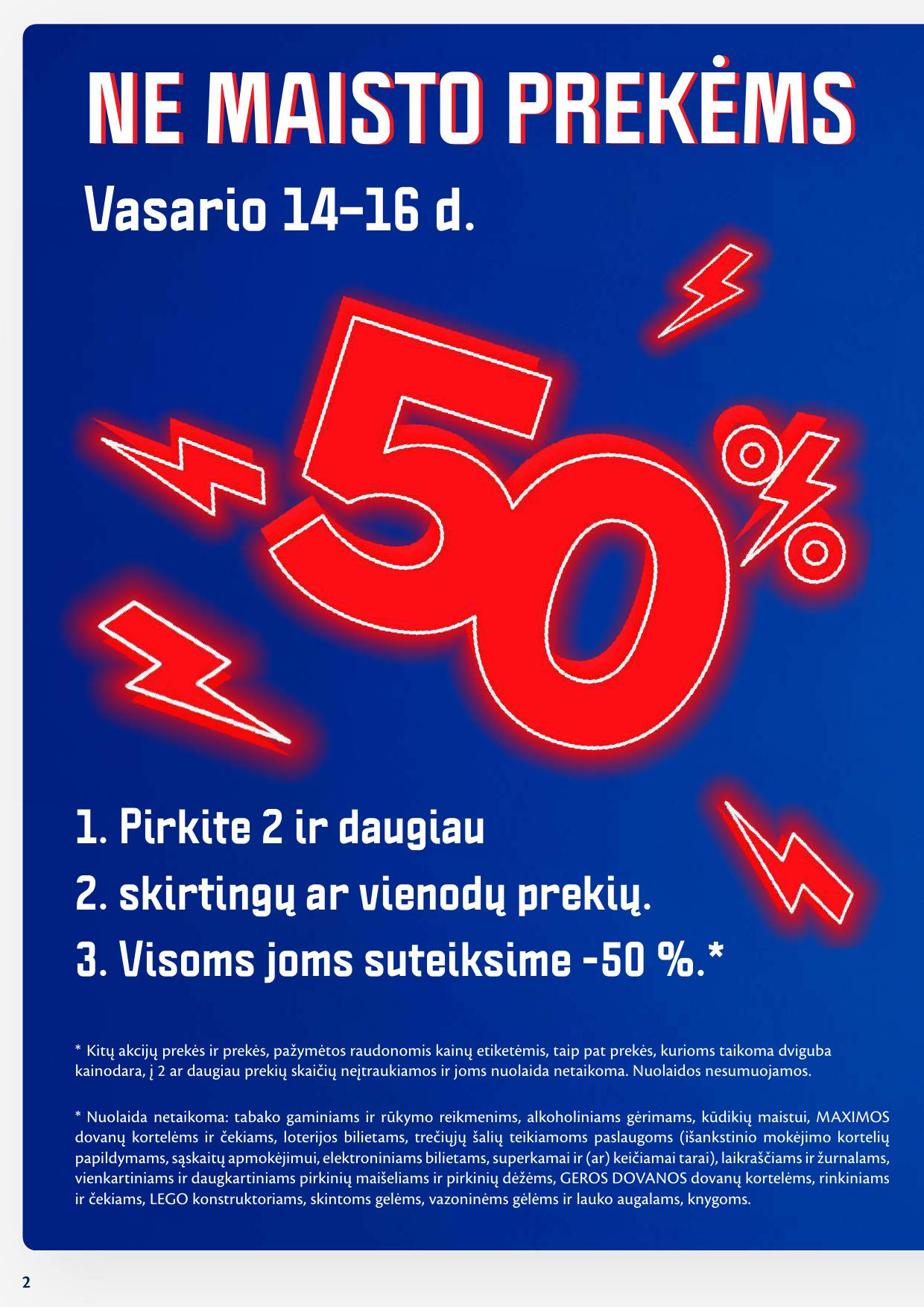 Naujausias MAXIMA kaininis katalogas 2025.02.11 - 2025.02.17