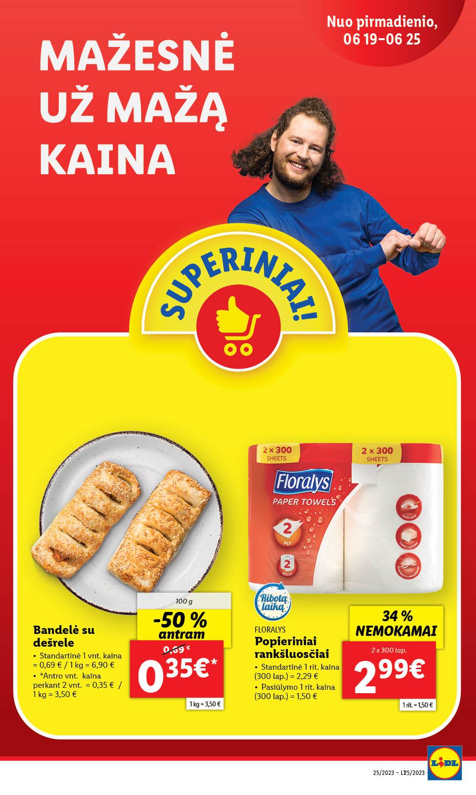 Naujausias LIDL kaininis katalogas 2023.06.19 - 2023.06.25
