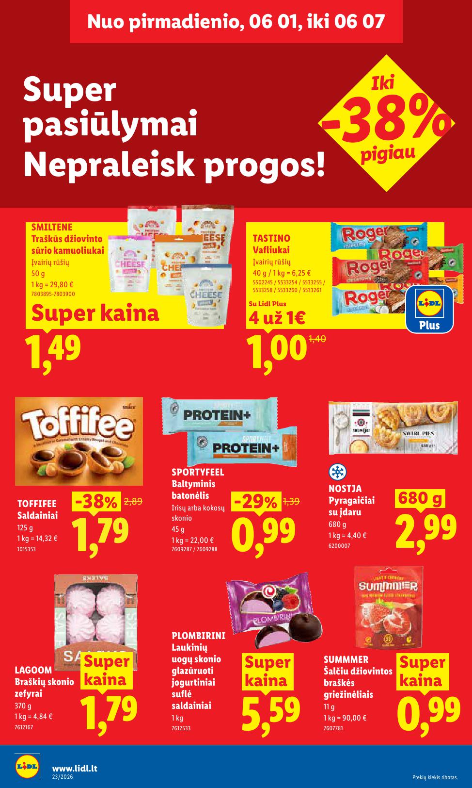 Naujausias LIDL kaininis katalogas 2026.06.01 - 2026.06.07